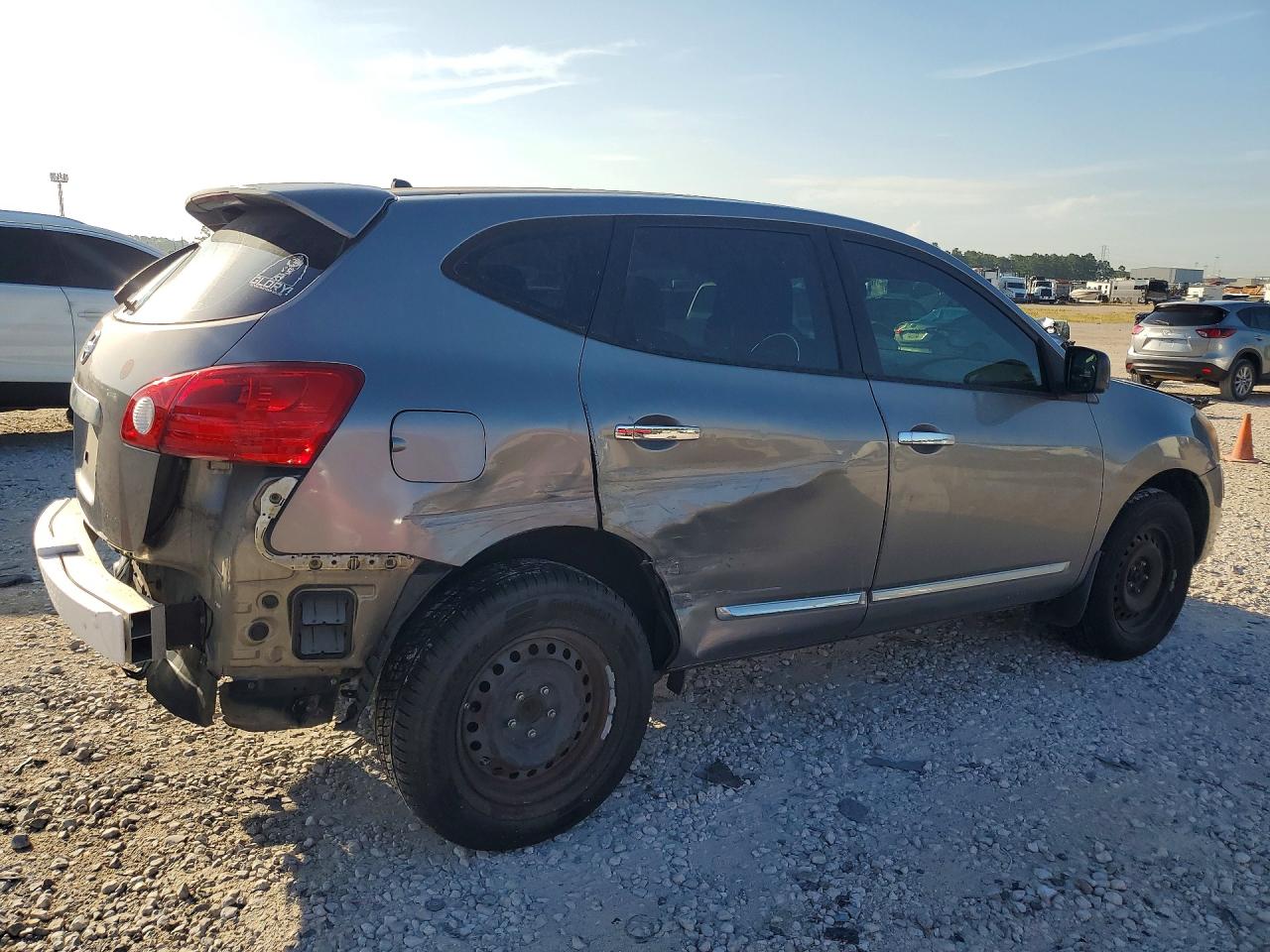 2013 Nissan Rogue S Серый vin: JN8AS5MTXDW031067