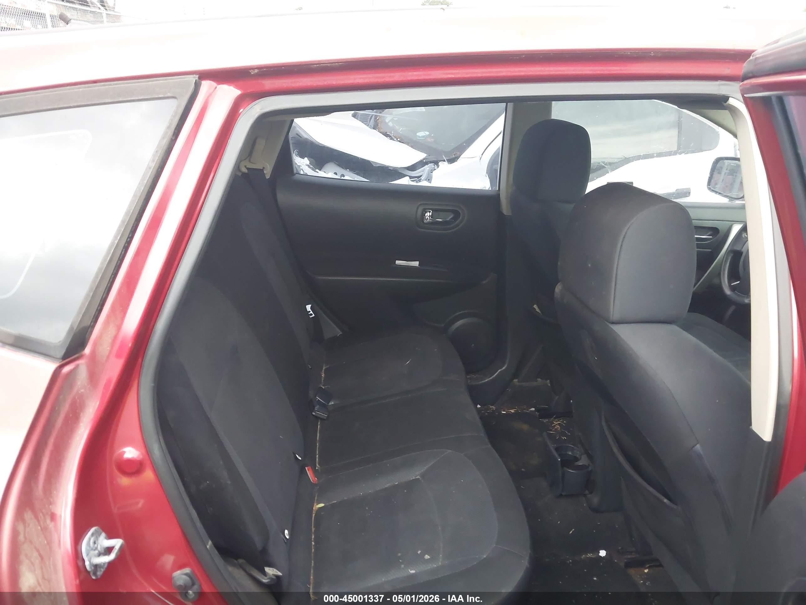 2013 Nissan Rogue S Red vin: JN8AS5MTXDW042179