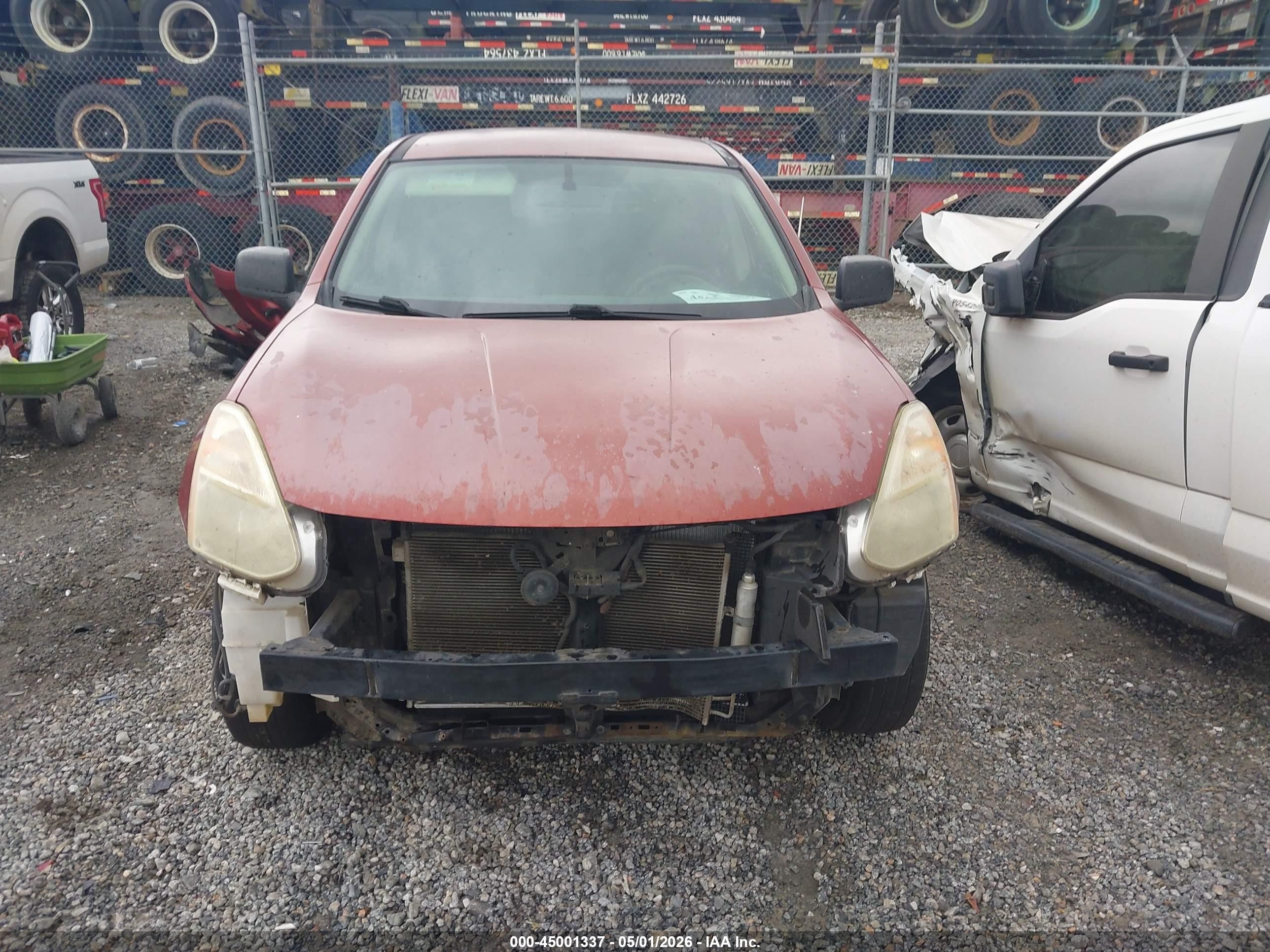 2013 Nissan Rogue S Red vin: JN8AS5MTXDW042179