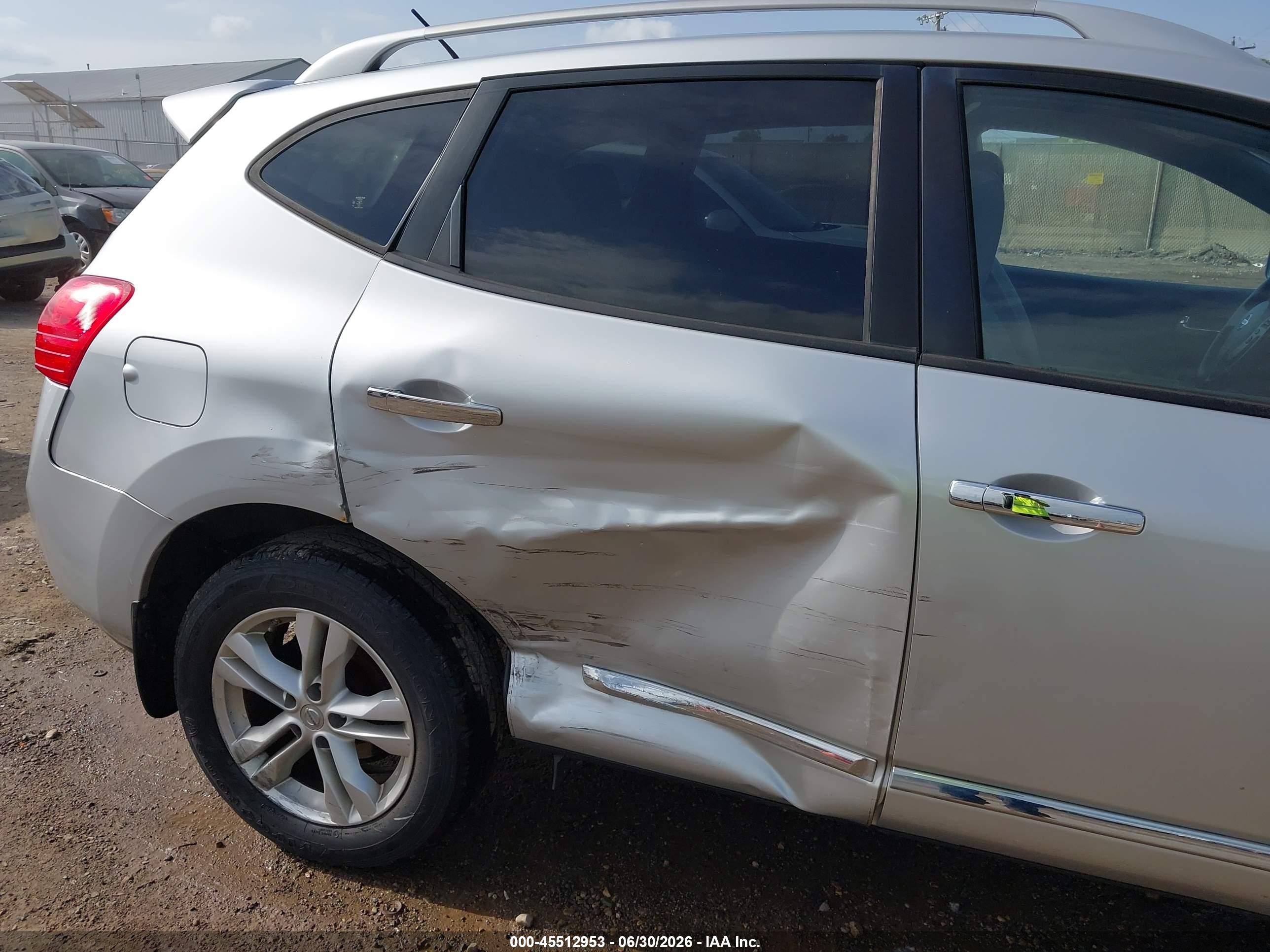 2013 Nissan Rogue Sv Silver vin: JN8AS5MTXDW502666