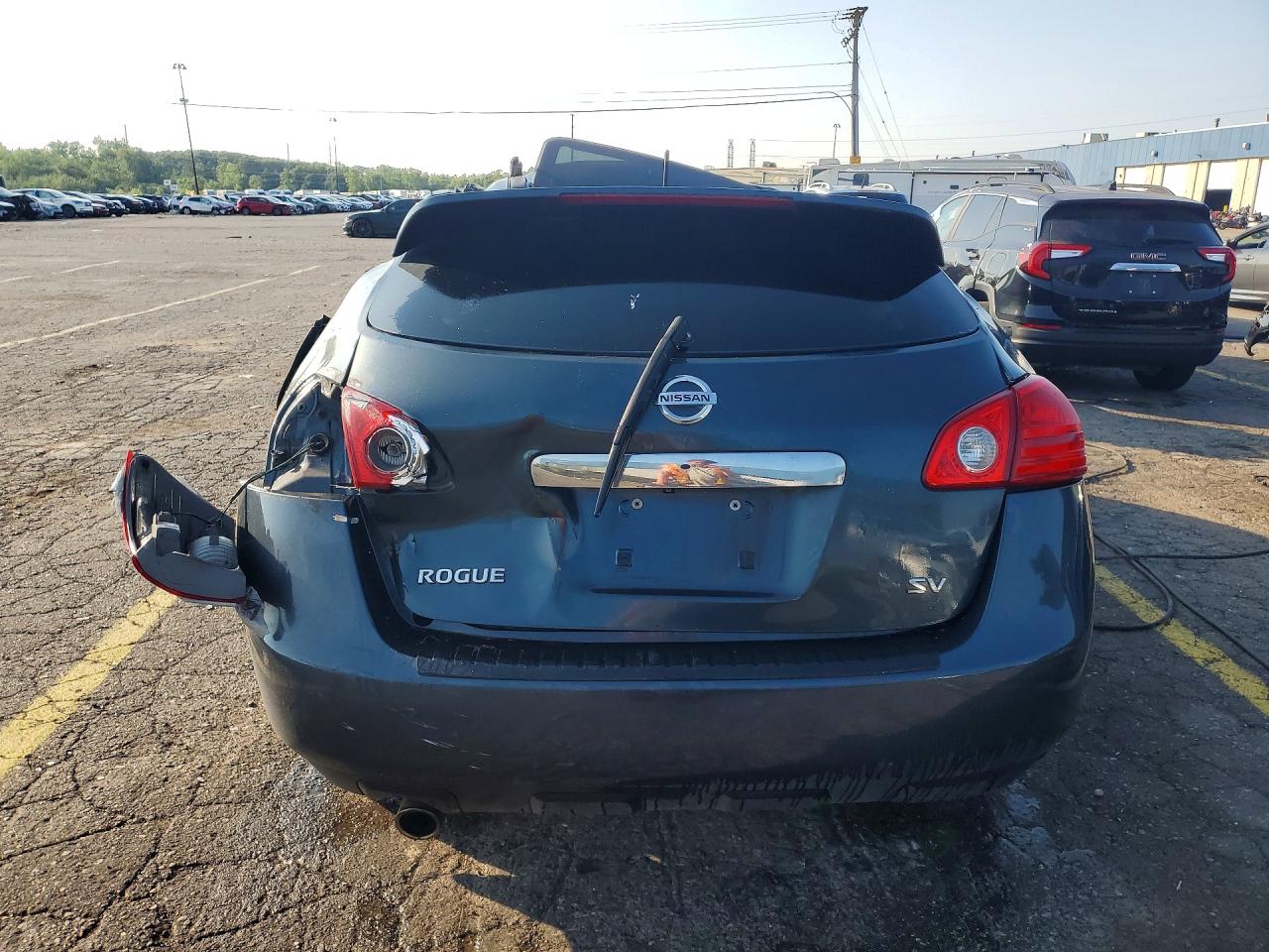 2013 Nissan Rogue S Gray vin: JN8AS5MTXDW504076