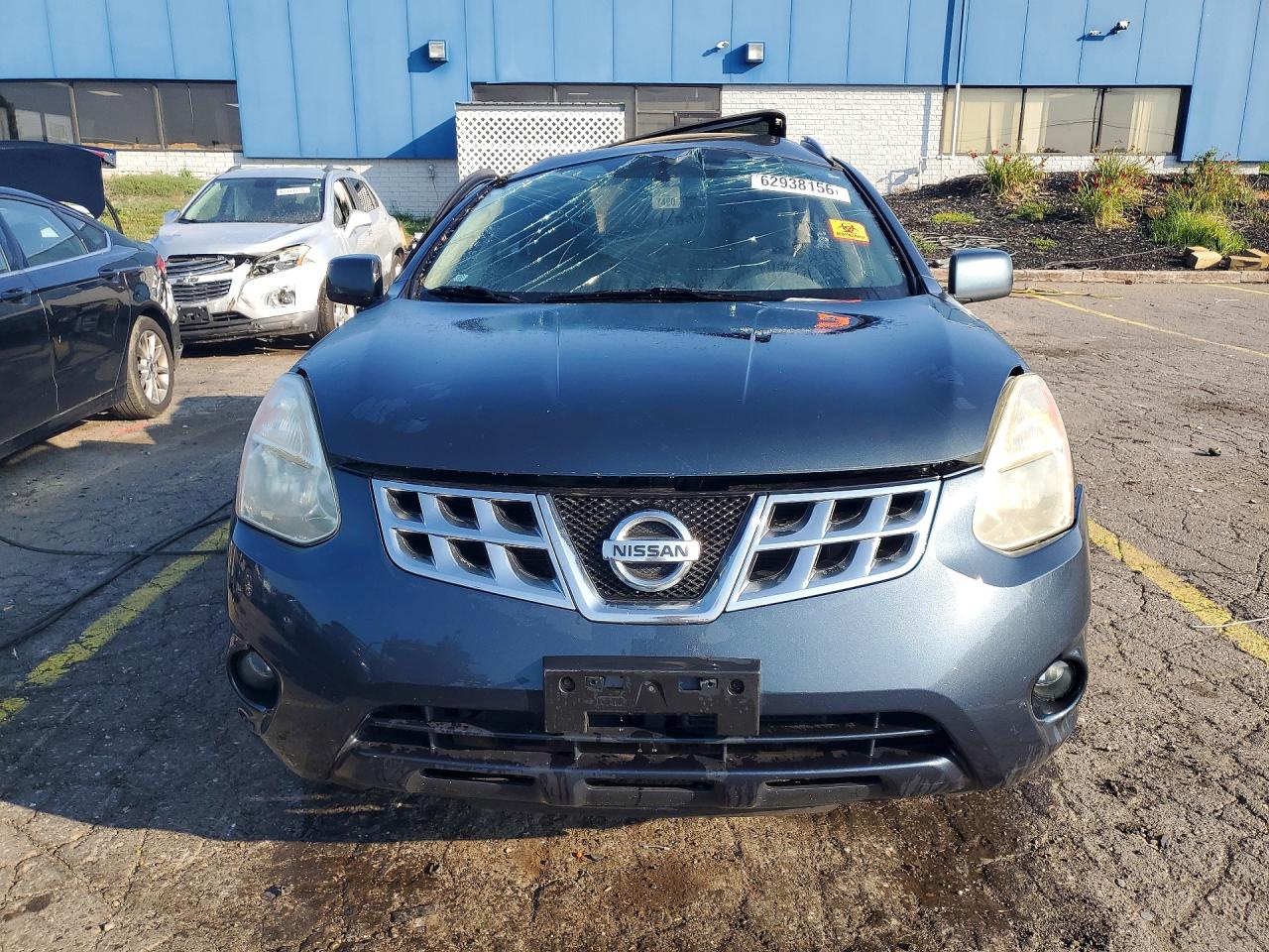 2013 Nissan Rogue S Gray vin: JN8AS5MTXDW504076