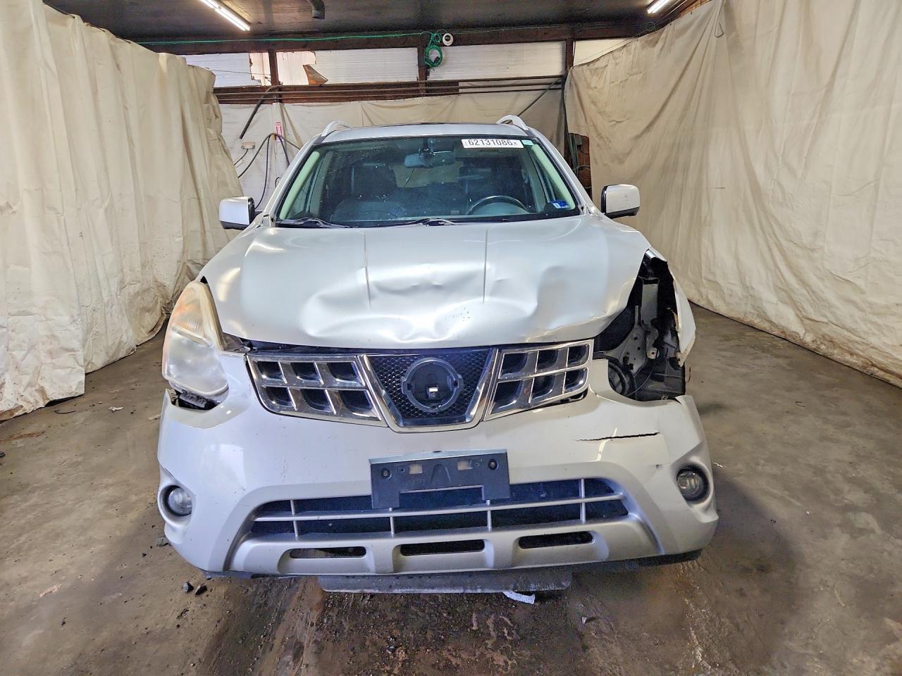 2013 Nissan Rogue S Silver vin: JN8AS5MTXDW509617