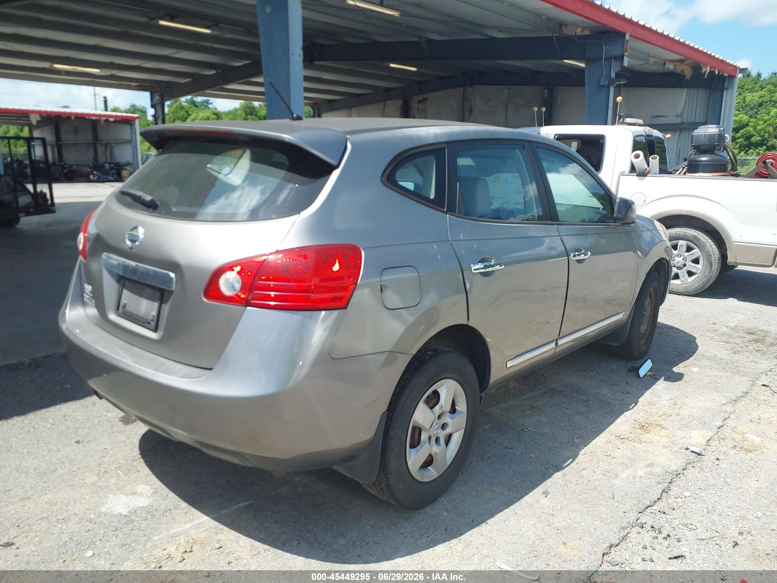 2013 Nissan Rogue S Brown vin: JN8AS5MTXDW511562