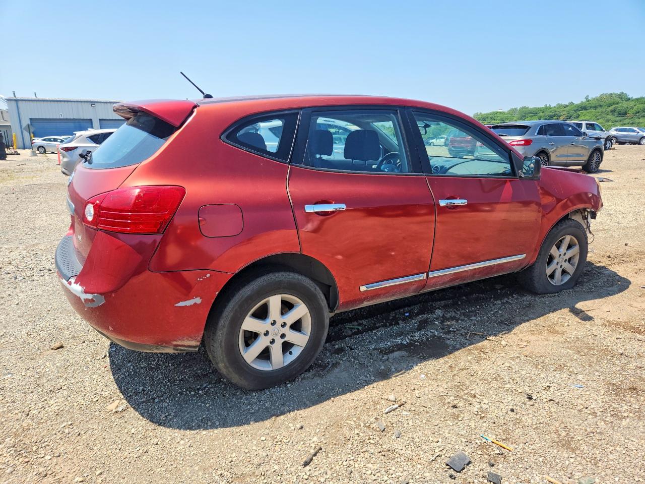 2013 Nissan Rogue S/sv Red vin: JN8AS5MTXDW513182