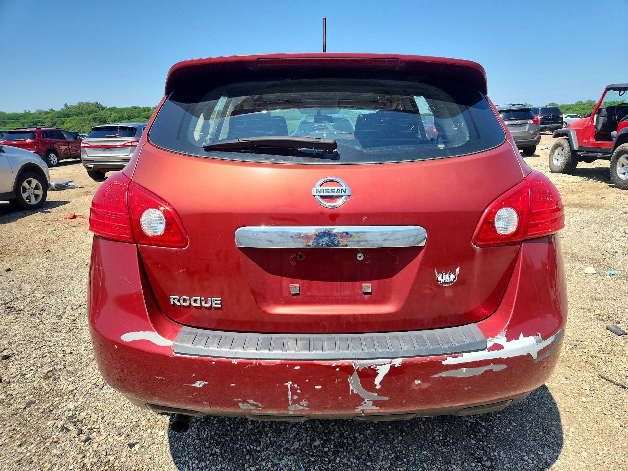 2013 Nissan Rogue S/sv Red vin: JN8AS5MTXDW513182