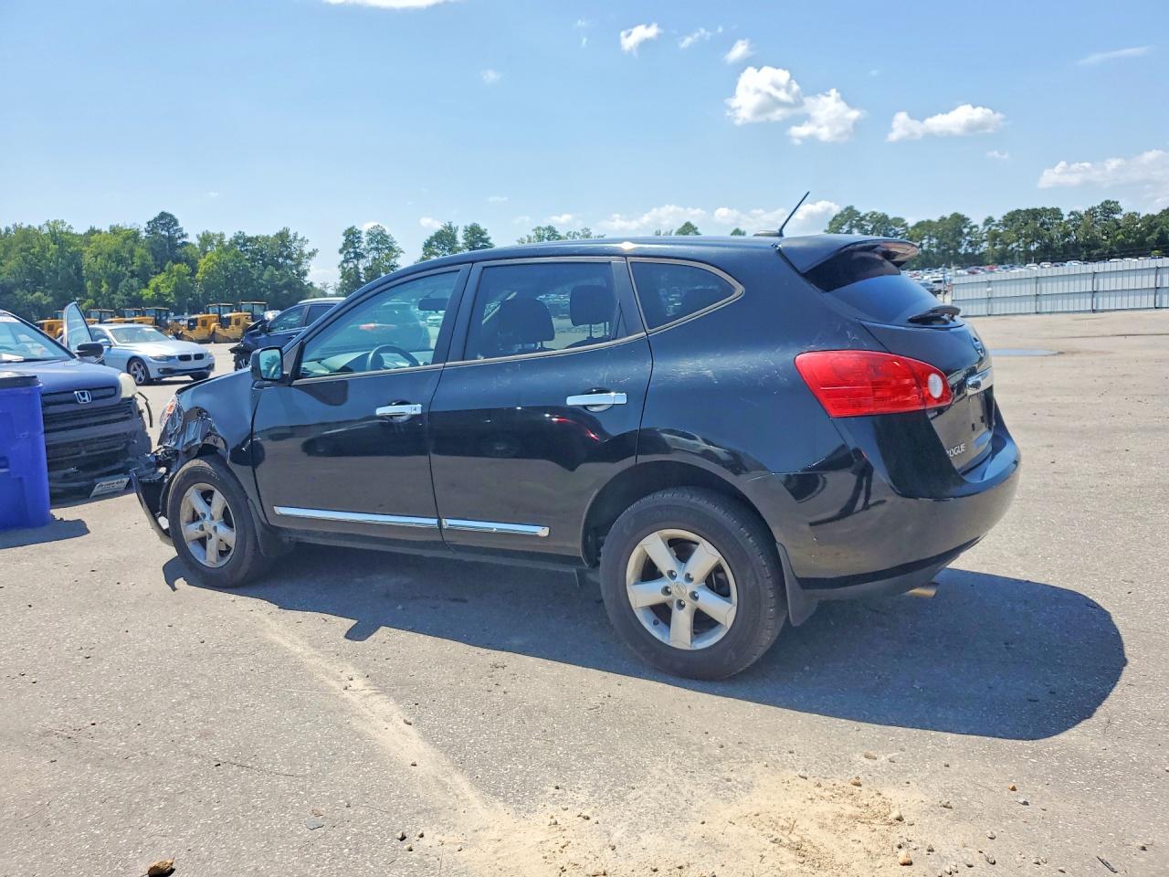 2013 Nissan Rogue S Черный vin: JN8AS5MTXDW515837