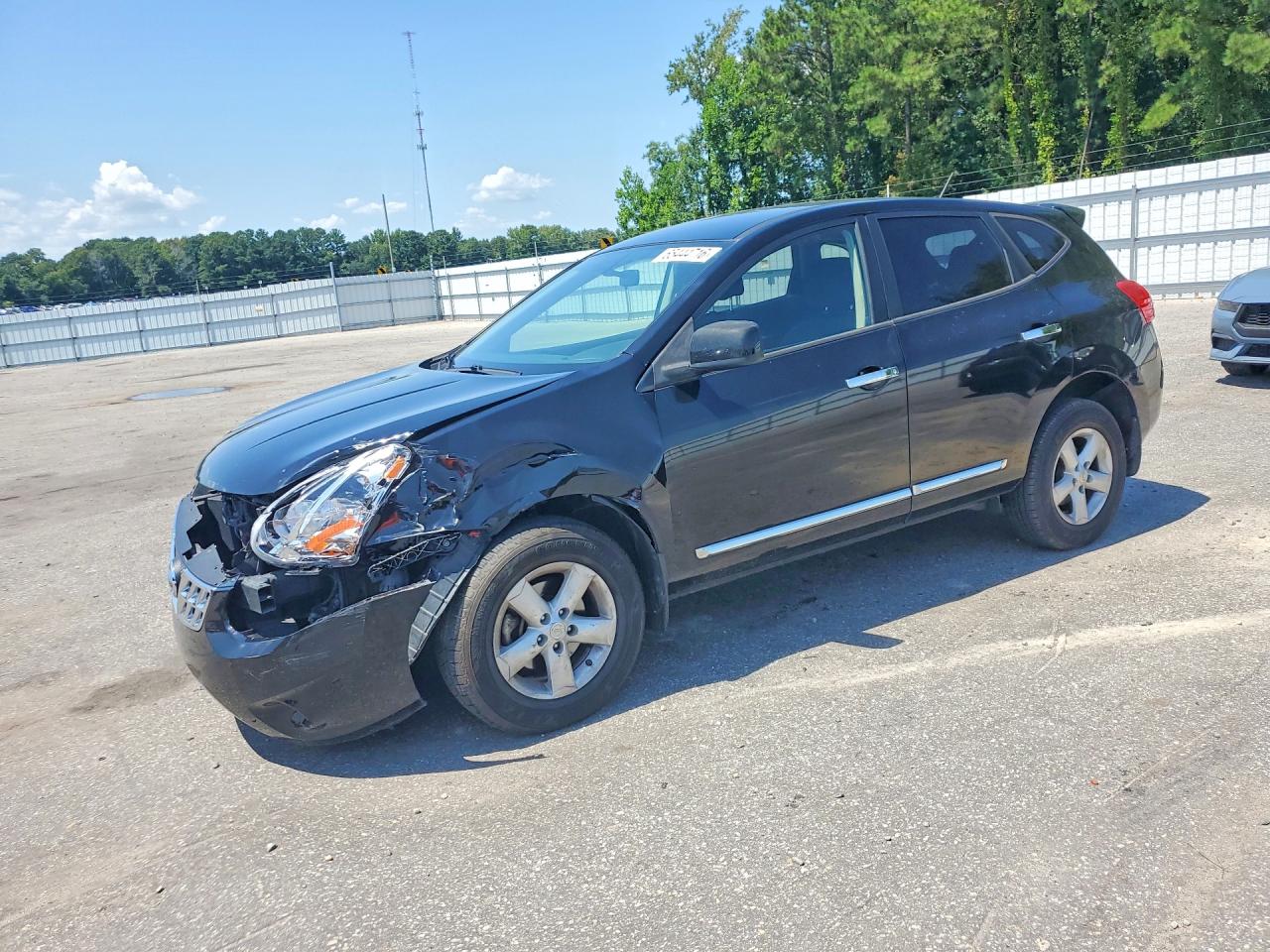 2013 Nissan Rogue S Black vin: JN8AS5MTXDW515837