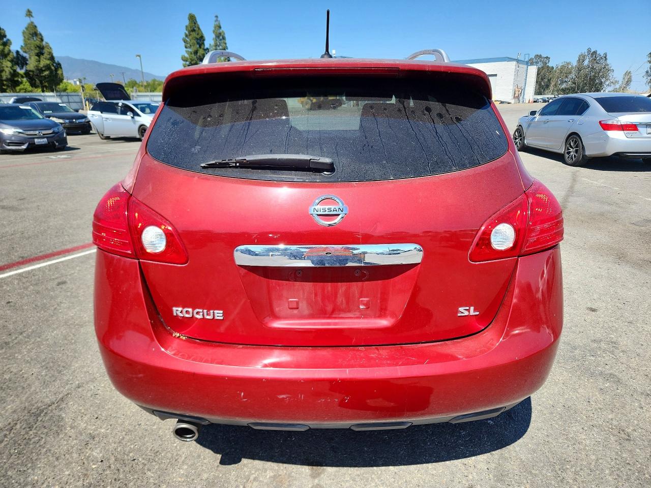 2013 Nissan Rogue S Red vin: JN8AS5MTXDW518205