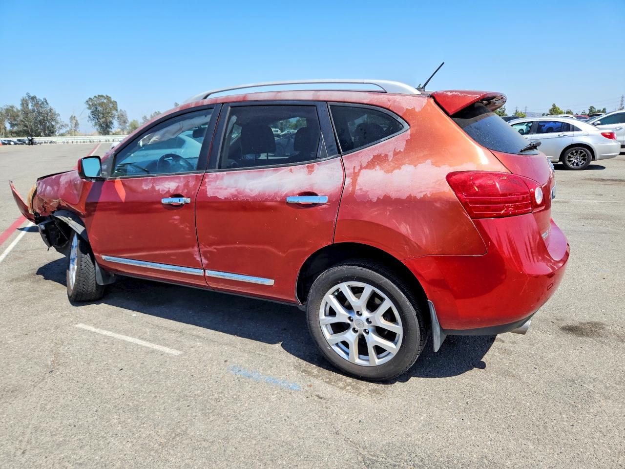 2013 Nissan Rogue S Red vin: JN8AS5MTXDW518205
