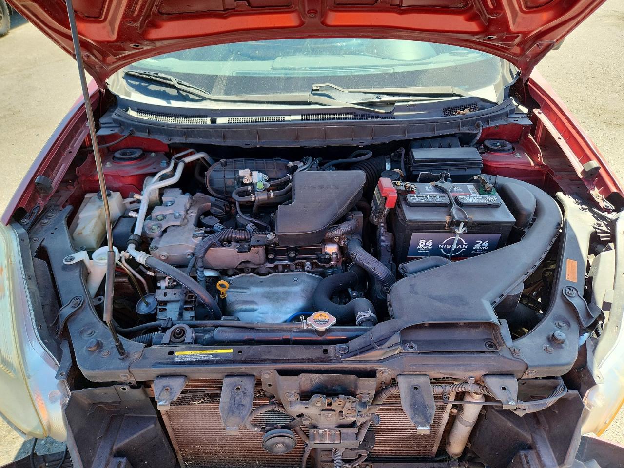 2013 Nissan Rogue S Red vin: JN8AS5MTXDW518205