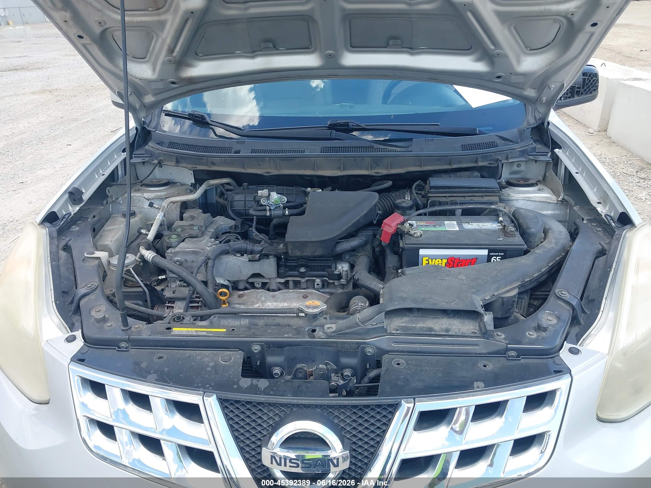 2013 Nissan Rogue Sv Silver vin: JN8AS5MTXDW520505
