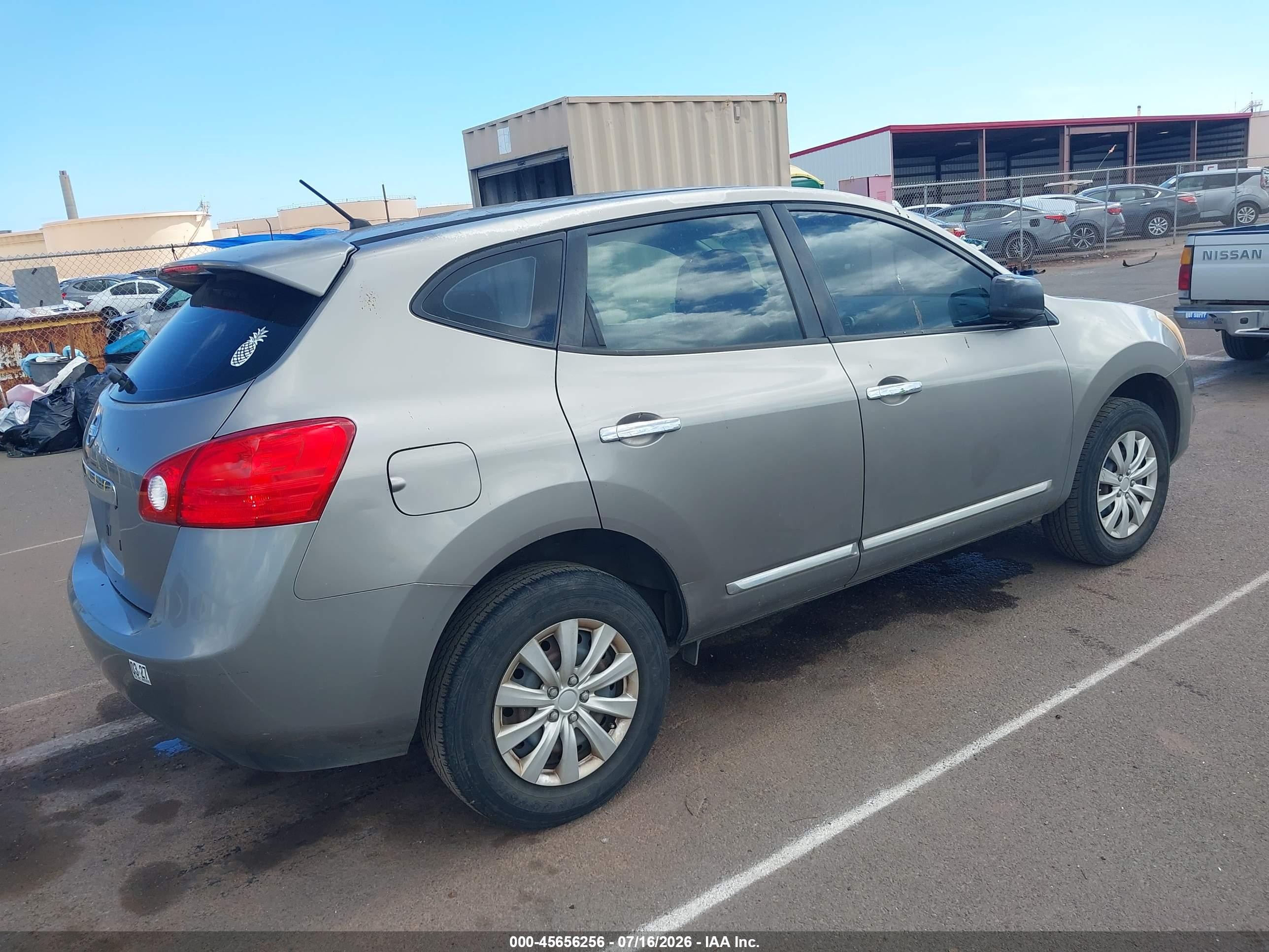 2013 Nissan Rogue S Silver vin: JN8AS5MTXDW522433