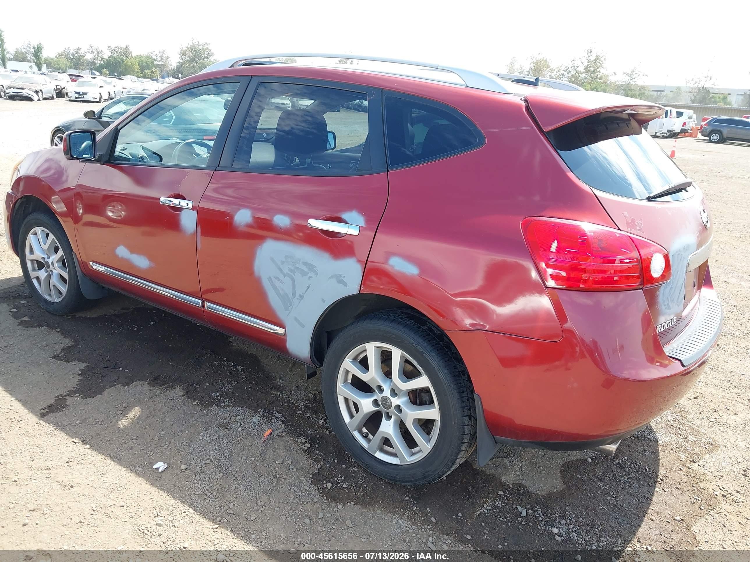 2013 Nissan Rogue Sv W/sl Pkg Red vin: JN8AS5MTXDW522691