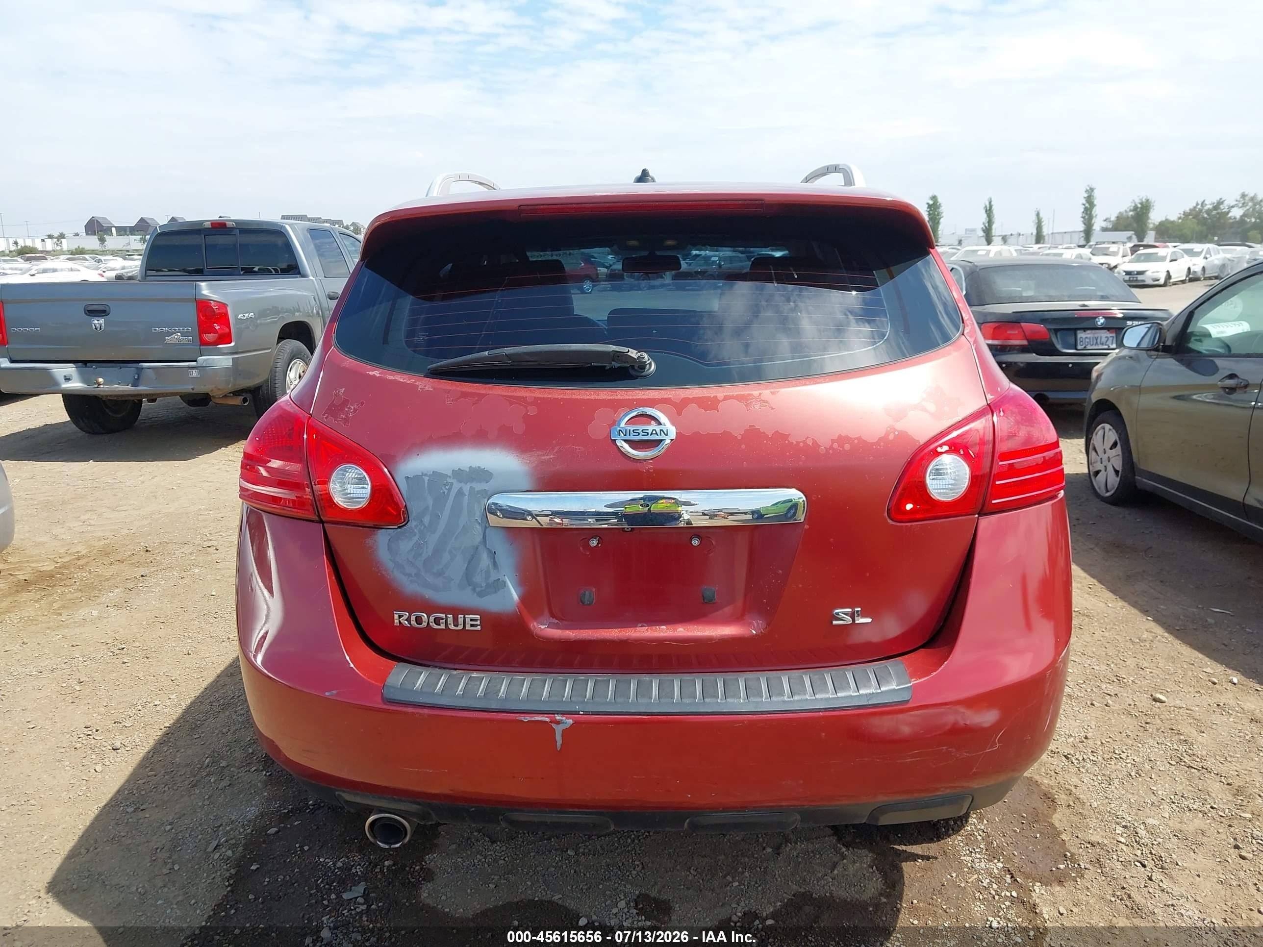 2013 Nissan Rogue Sv W/sl Pkg Red vin: JN8AS5MTXDW522691