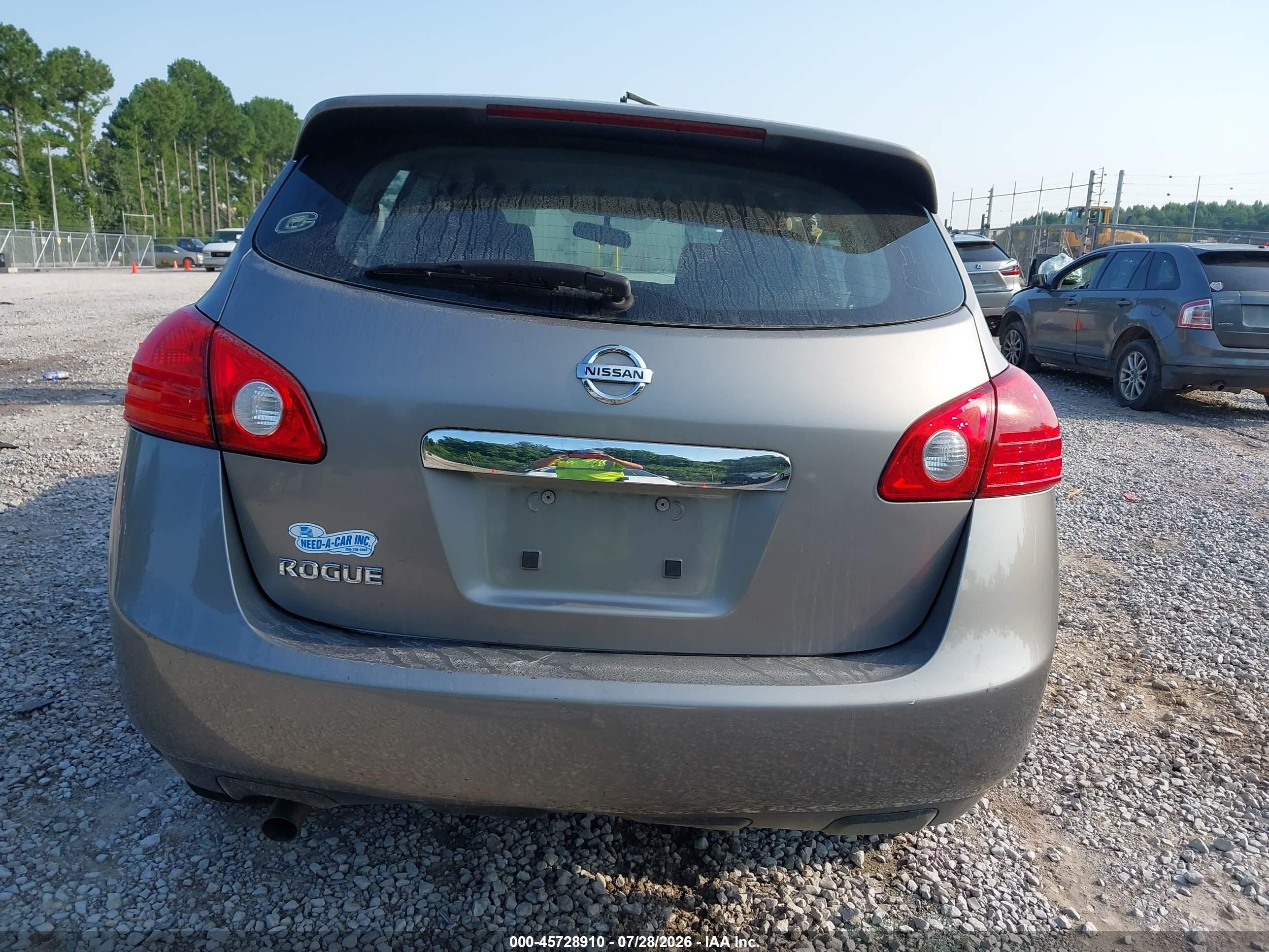 2013 Nissan Rogue S Gray vin: JN8AS5MTXDW526336