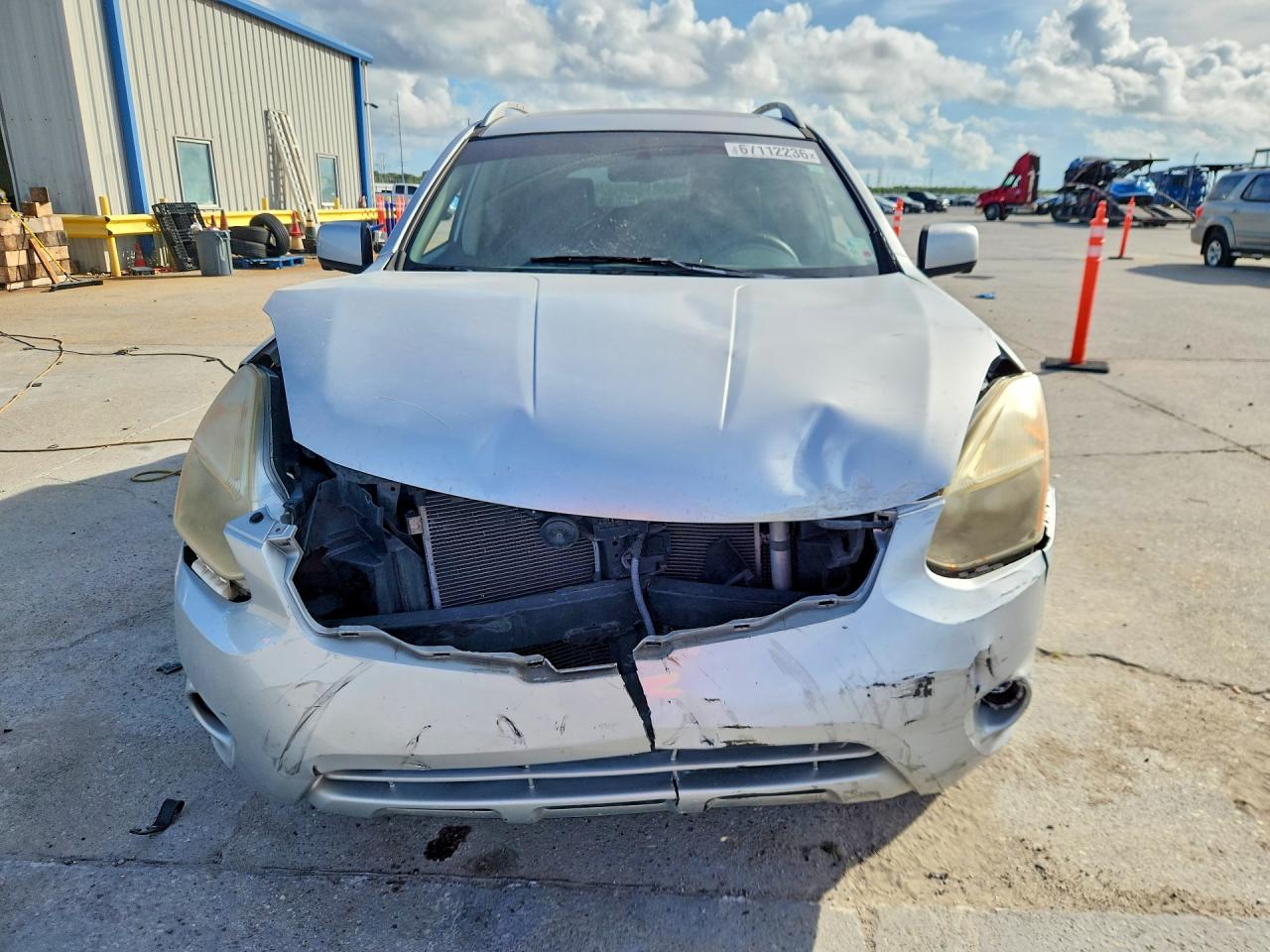 2013 Nissan Rogue S Silver vin: JN8AS5MTXDW532007