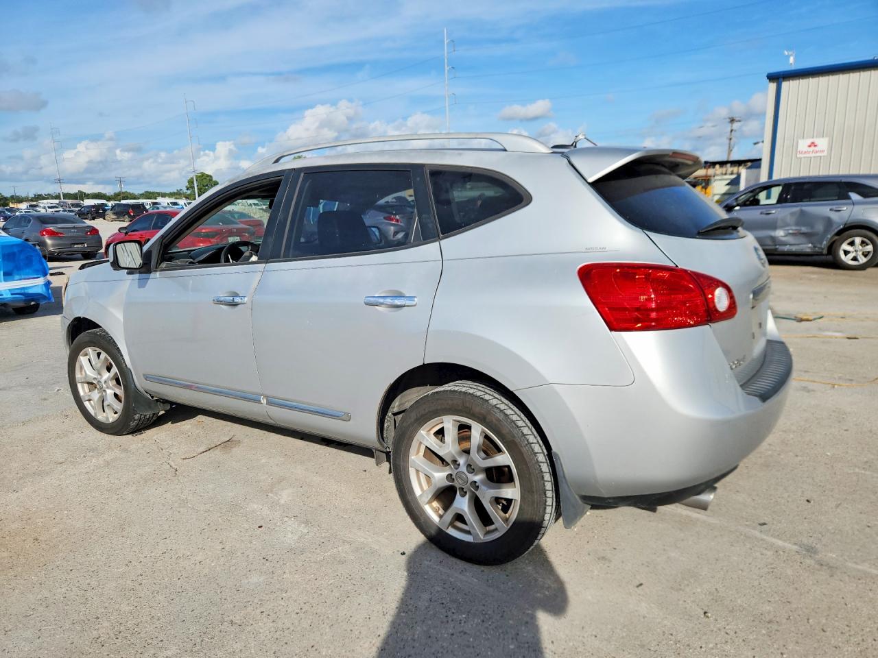 2013 Nissan Rogue S Silver vin: JN8AS5MTXDW532007