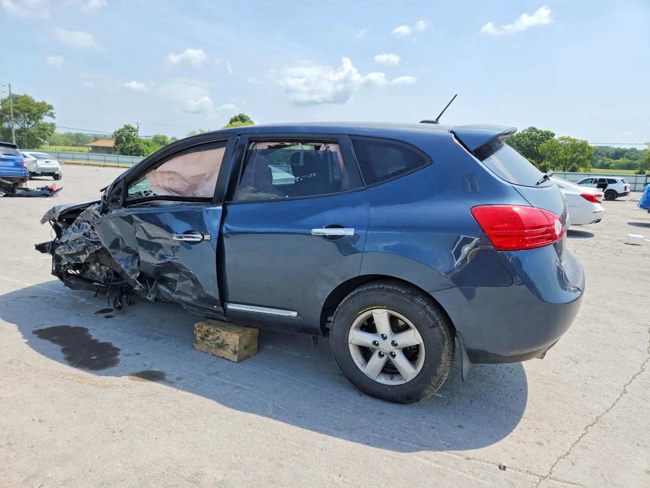 2013 Nissan Rogue S Blue vin: JN8AS5MTXDW532282