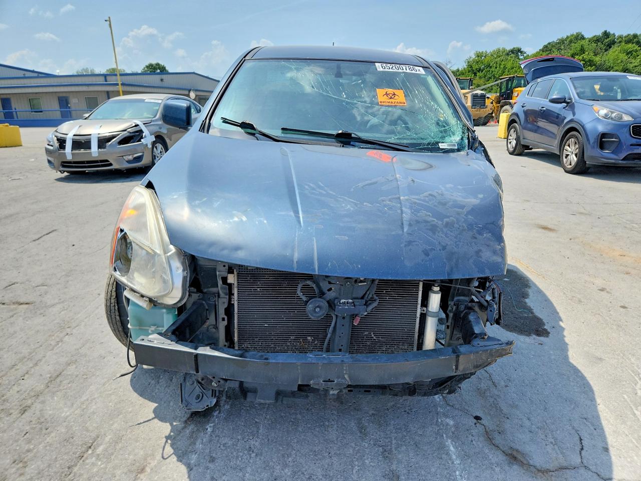 2013 Nissan Rogue S Blue vin: JN8AS5MTXDW532282