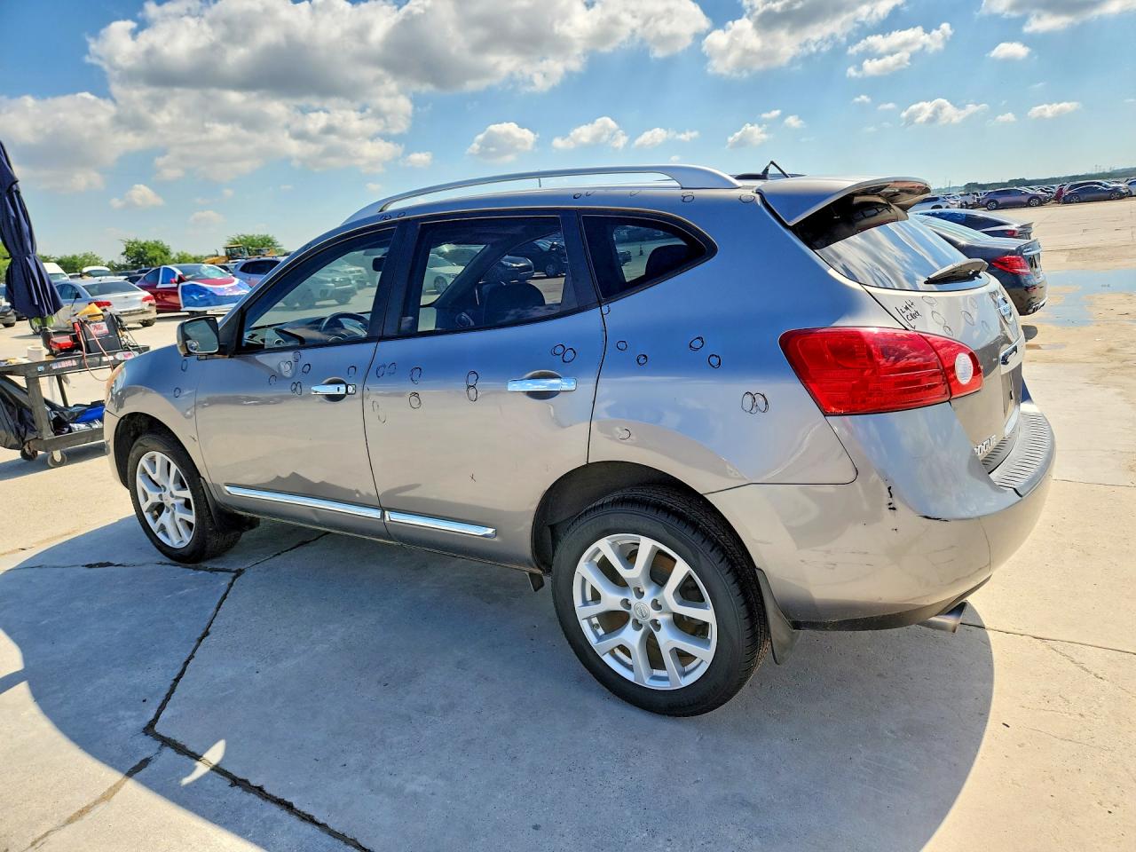 2013 Nissan Rogue Серый vin: JN8AS5MTXDW538194