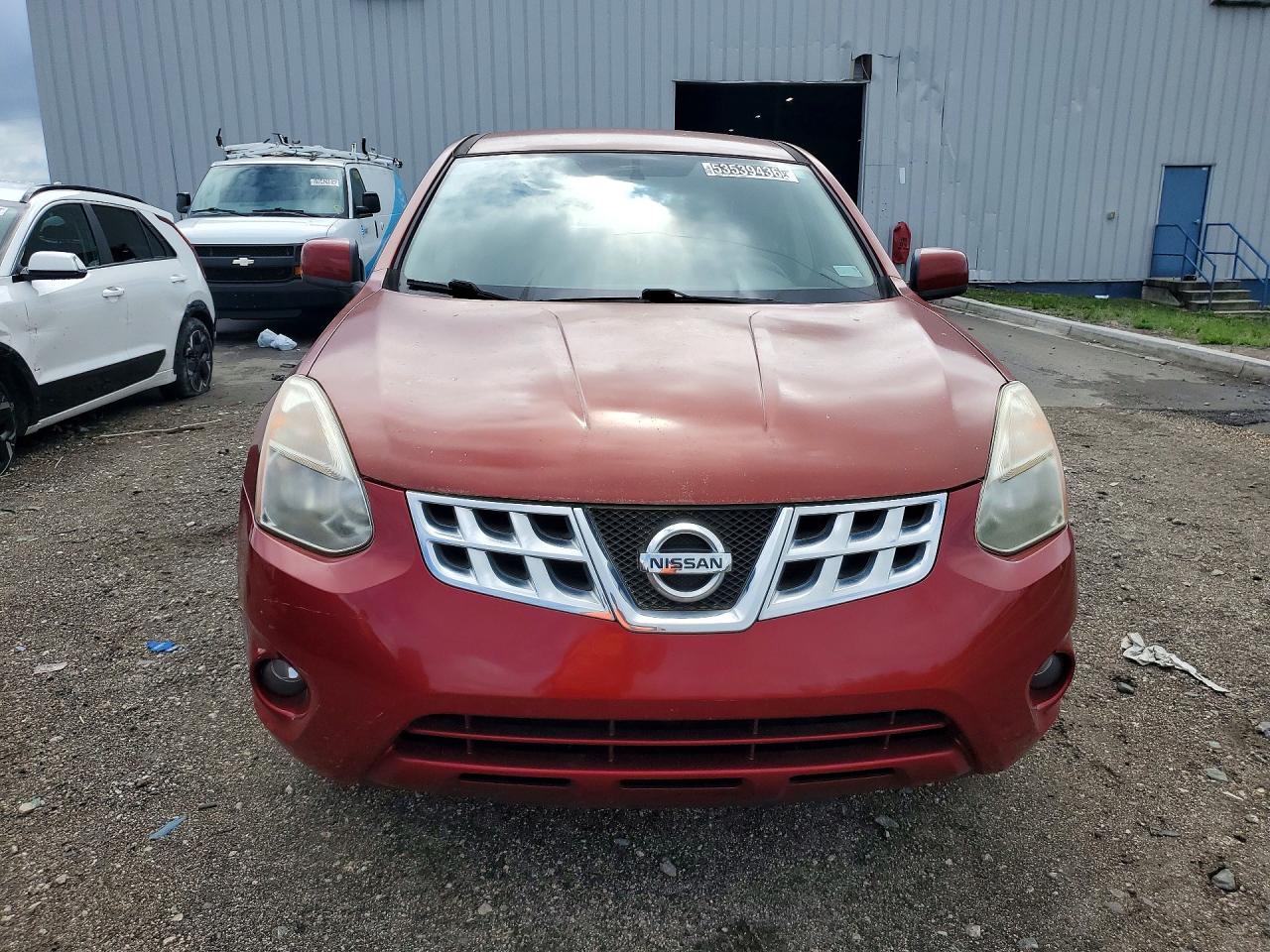 2013 Nissan Rogue S Burgundy vin: JN8AS5MTXDW543637