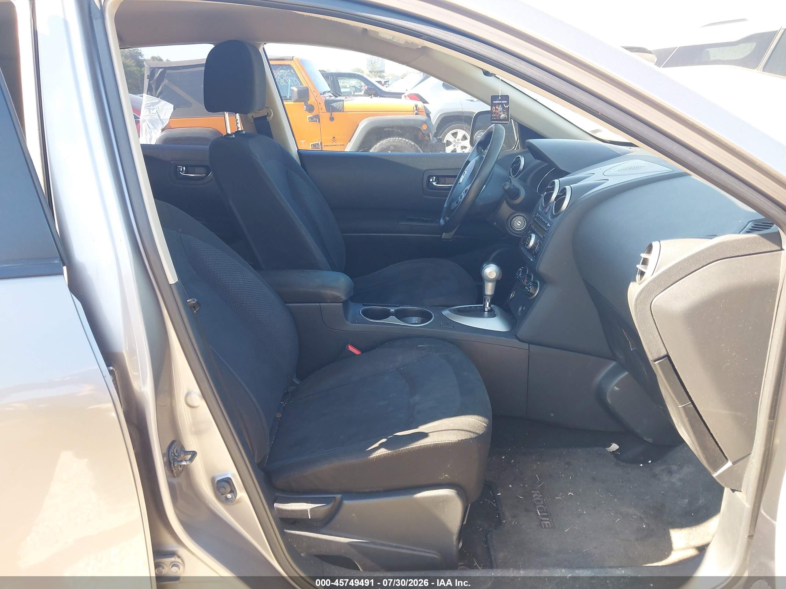 2013 Nissan Rogue S Gray vin: JN8AS5MTXDW544660