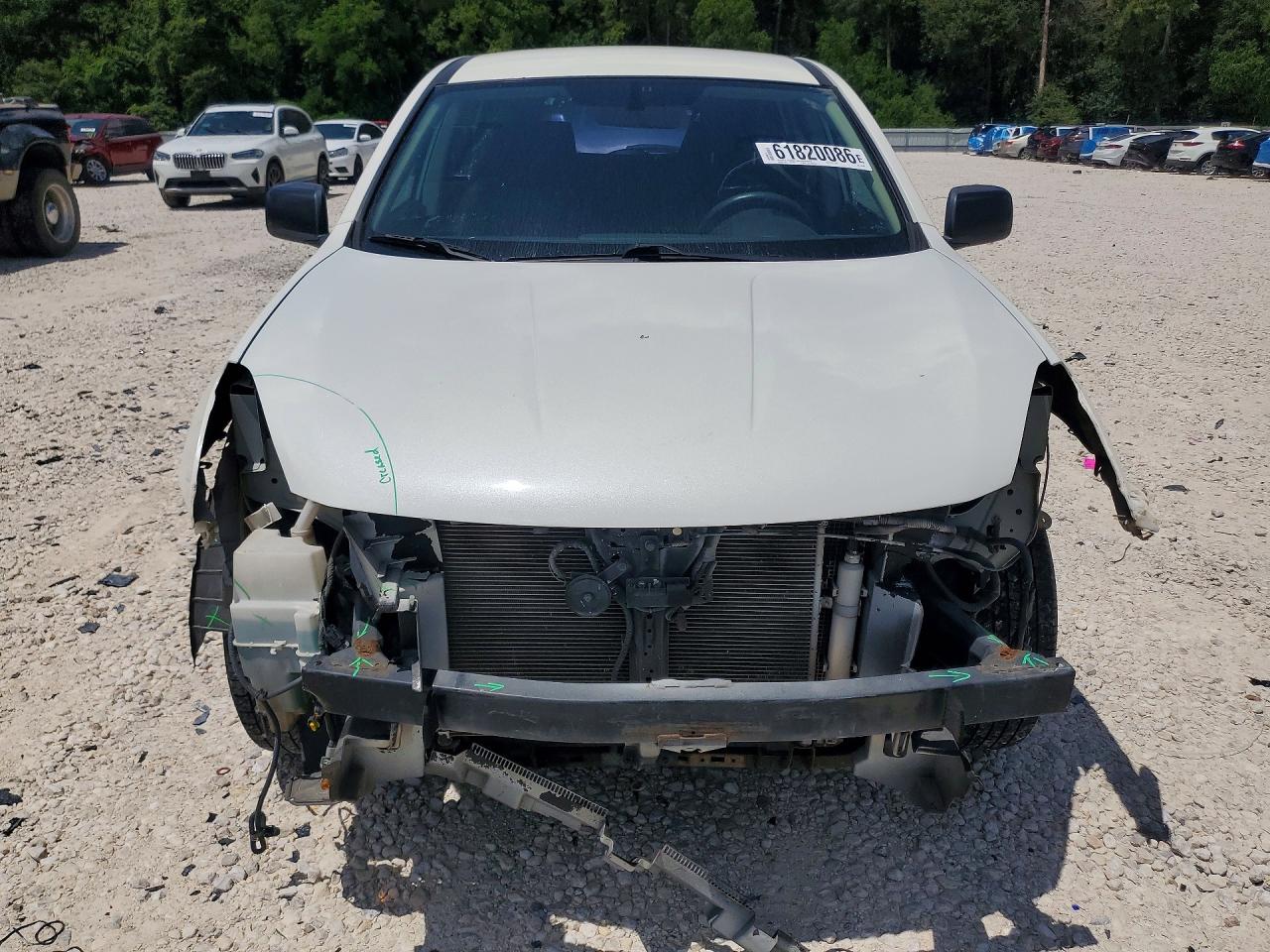 2013 Nissan Rogue S White vin: JN8AS5MTXDW549440