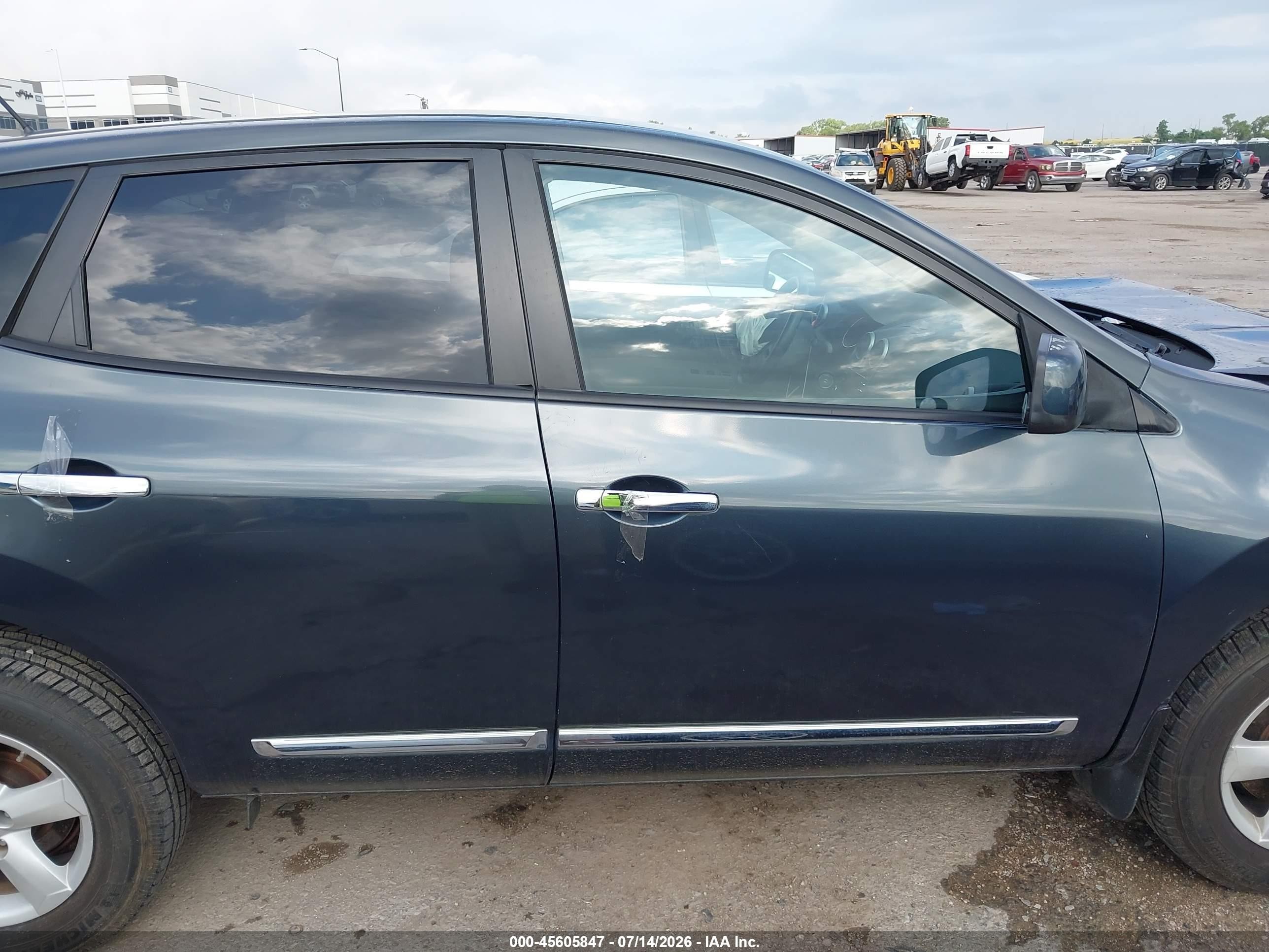 2013 Nissan Rogue S Blue vin: JN8AS5MTXDW552371