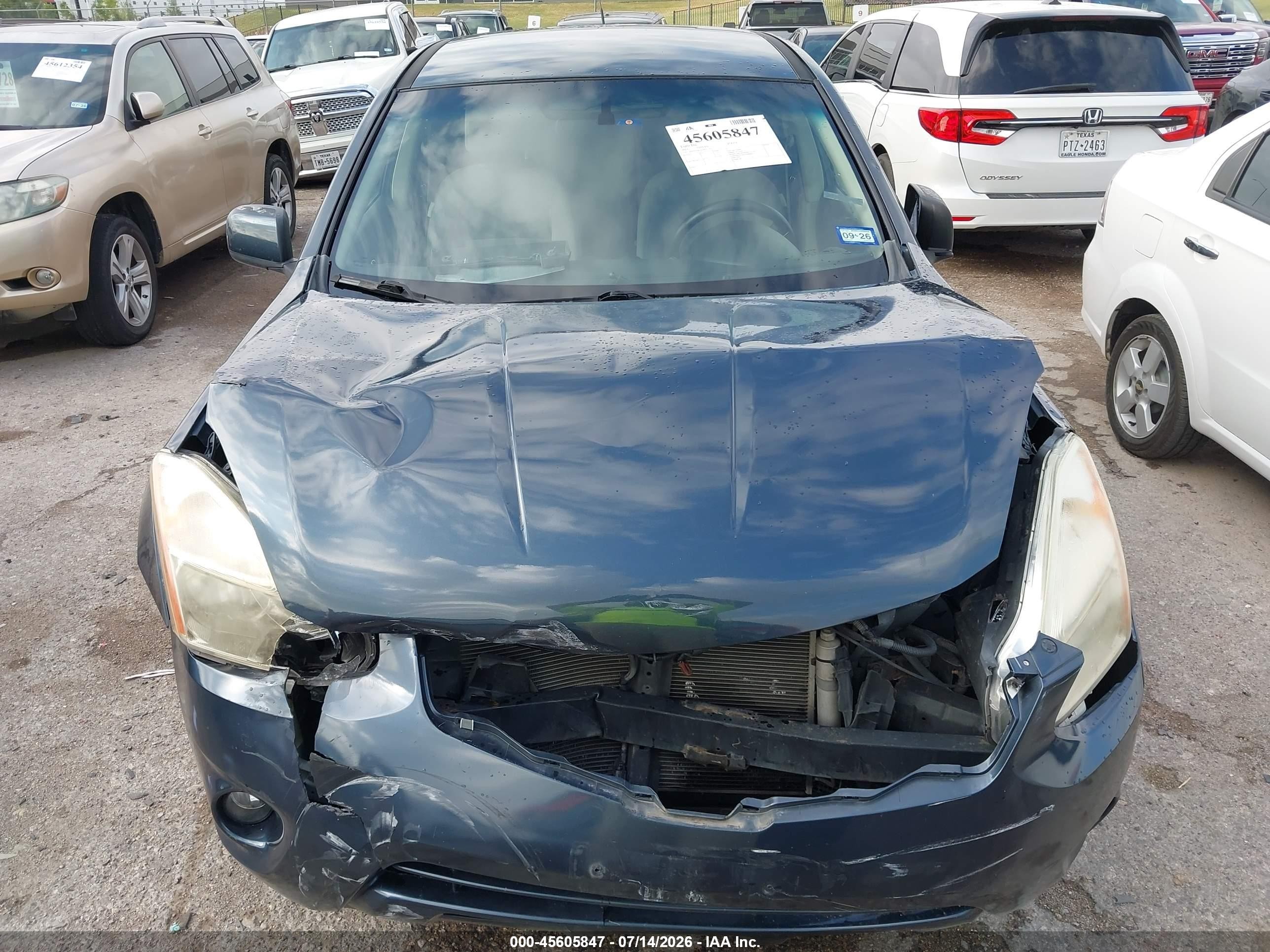 2013 Nissan Rogue S Blue vin: JN8AS5MTXDW552371