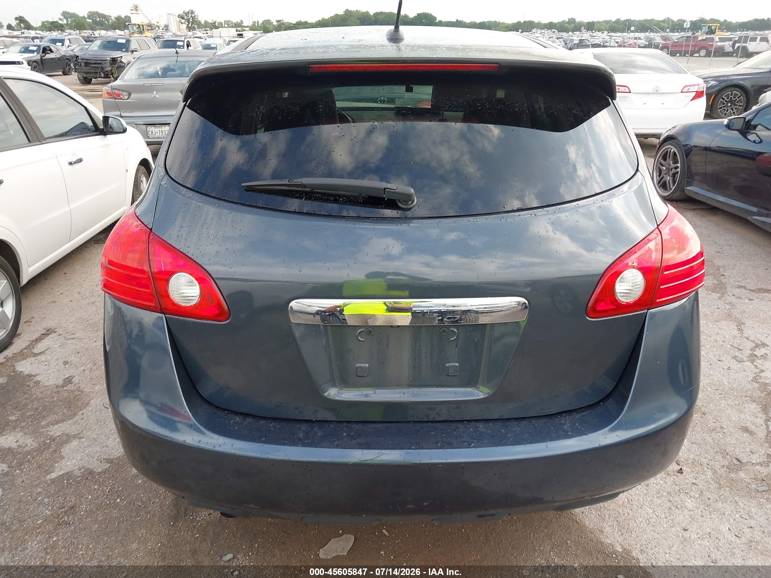 2013 Nissan Rogue S Blue vin: JN8AS5MTXDW552371