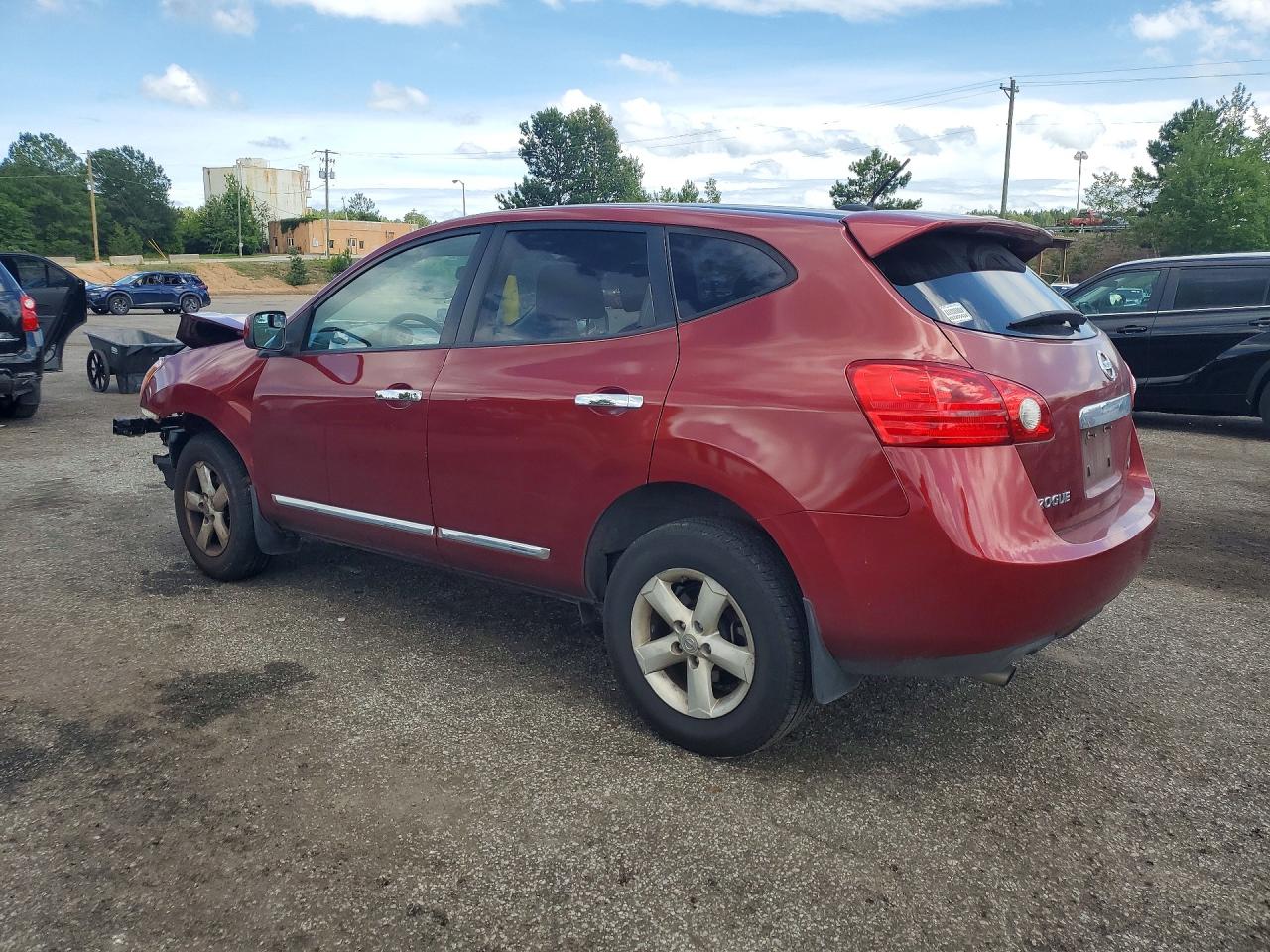 2013 Nissan Rogue S Maroon vin: JN8AS5MTXDW554153