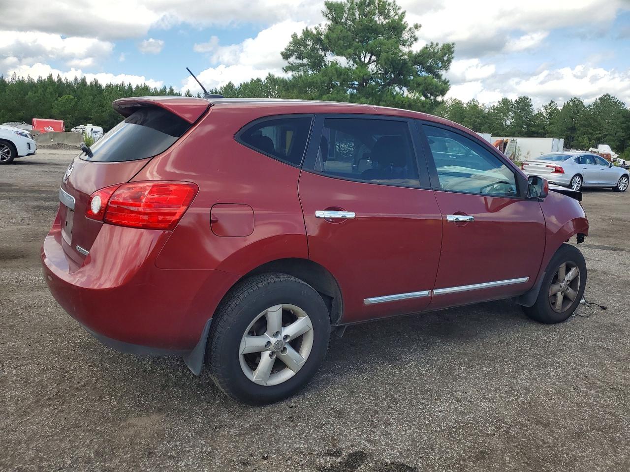 2013 Nissan Rogue S Maroon vin: JN8AS5MTXDW554153