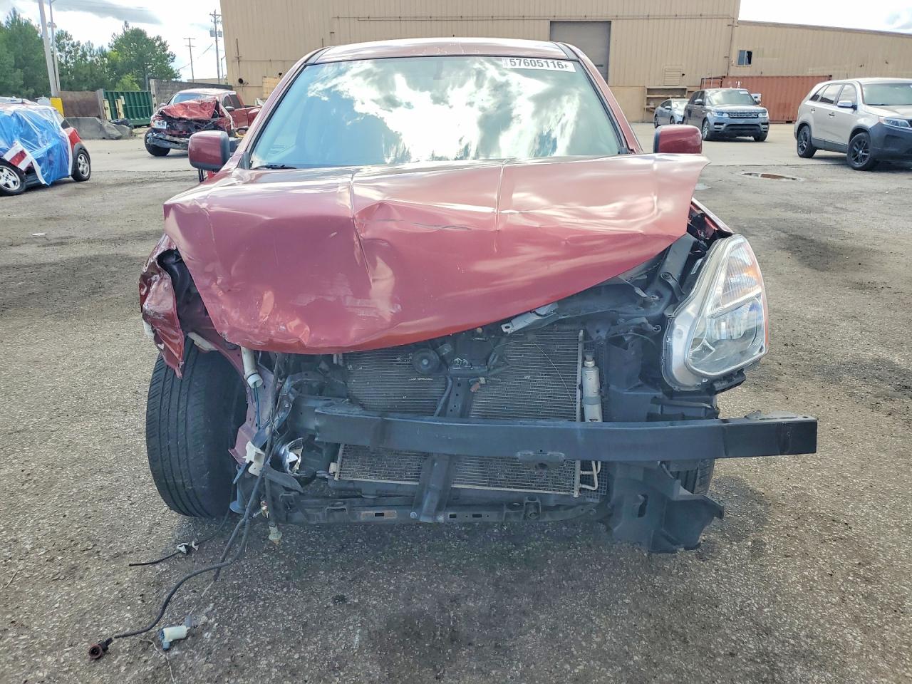 2013 Nissan Rogue S Maroon vin: JN8AS5MTXDW554153