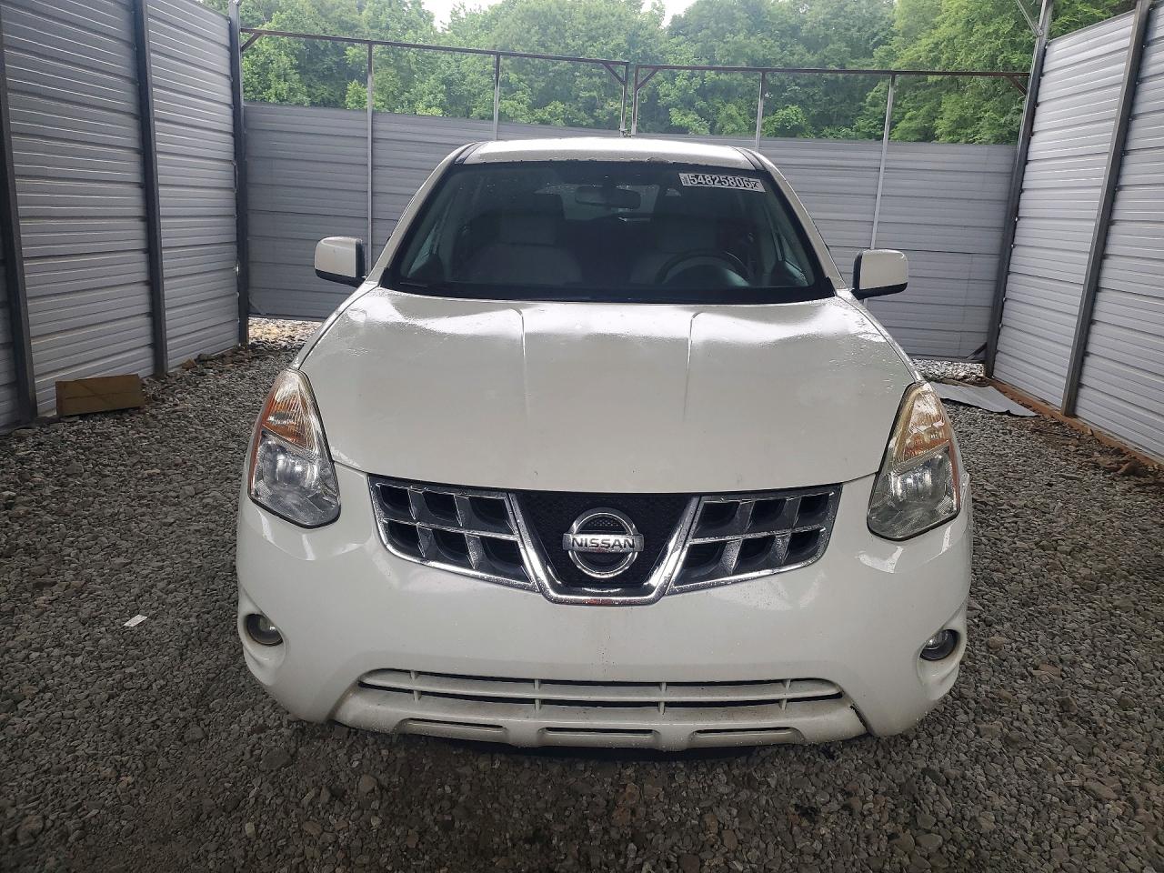 2013 Nissan Rogue S White vin: JN8AS5MTXDW554282