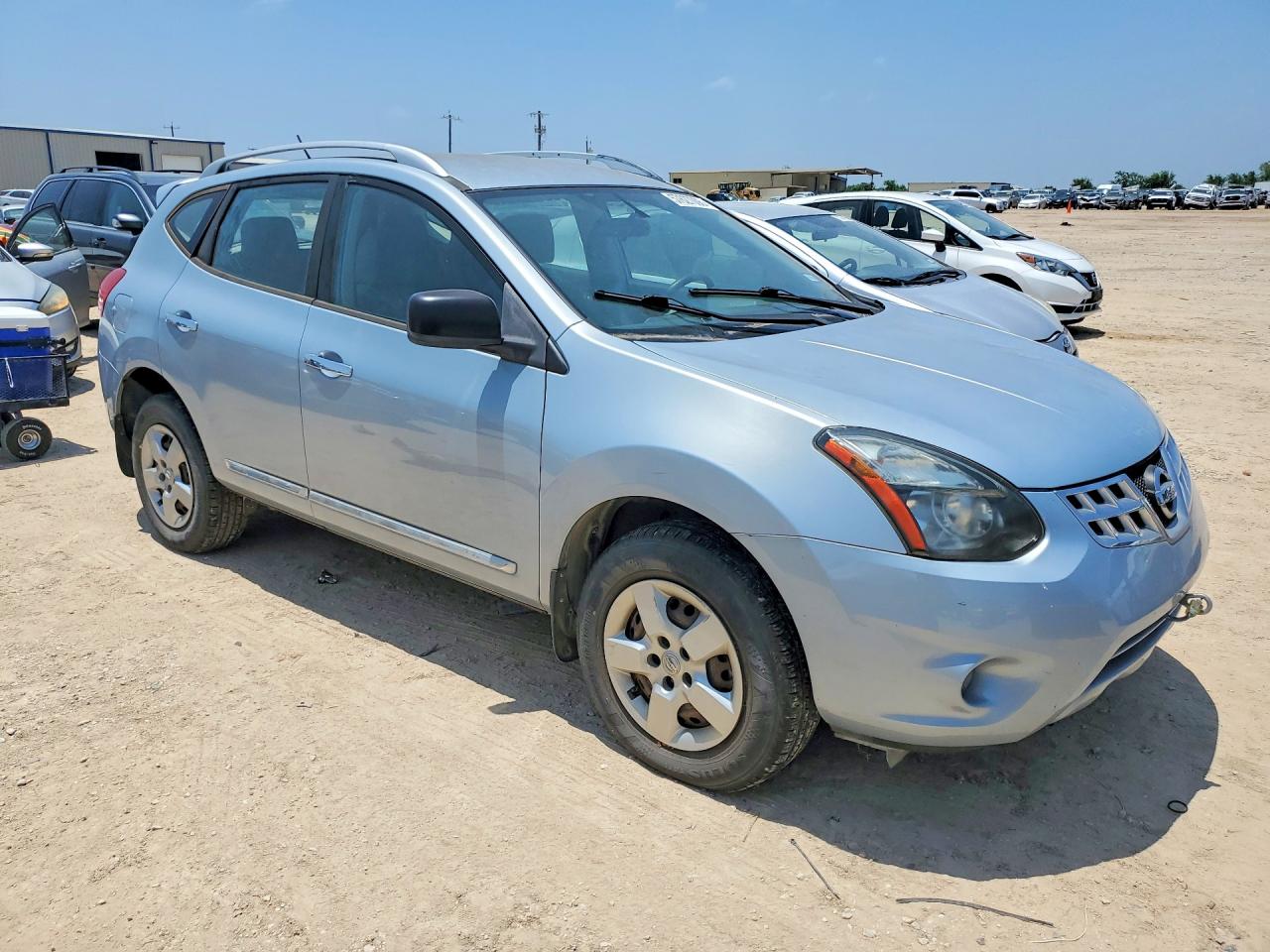 2014 Nissan Rogue Select S Silver vin: JN8AS5MTXEW103581