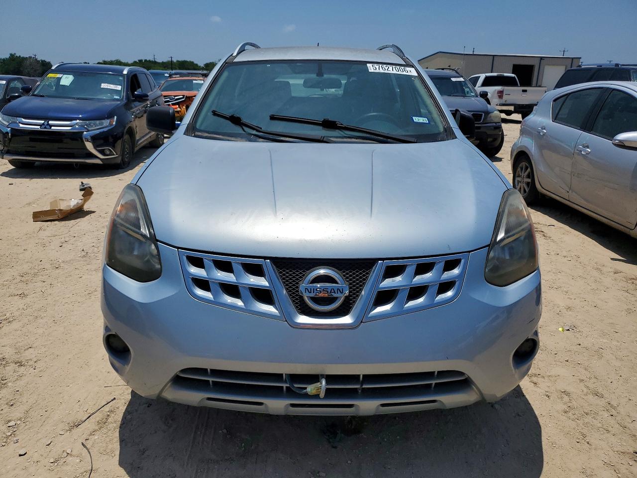 2014 Nissan Rogue Select S Silver vin: JN8AS5MTXEW103581