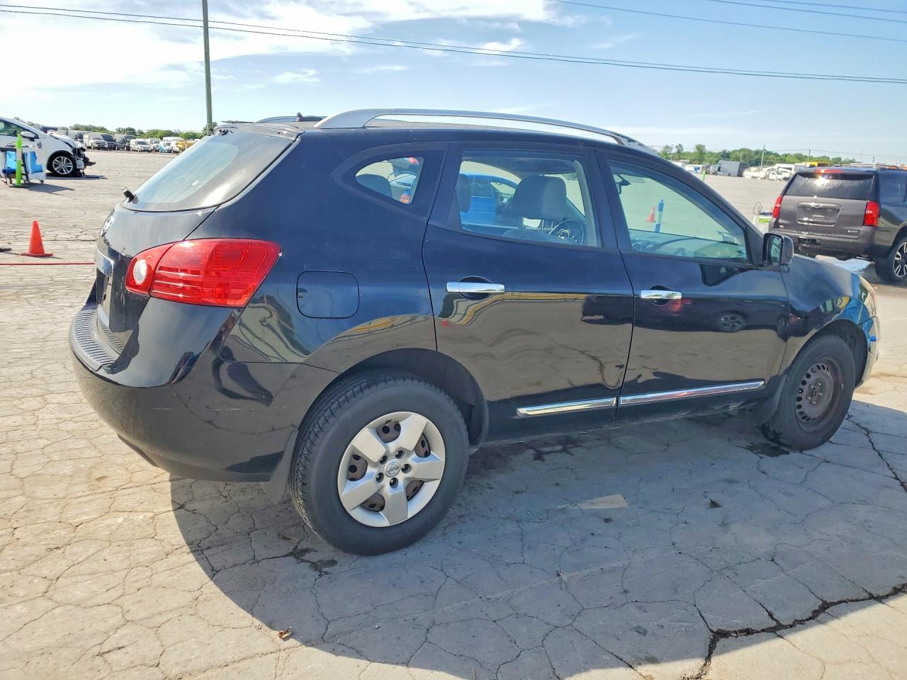 2014 Nissan Rogue Select S Black vin: JN8AS5MTXEW604454