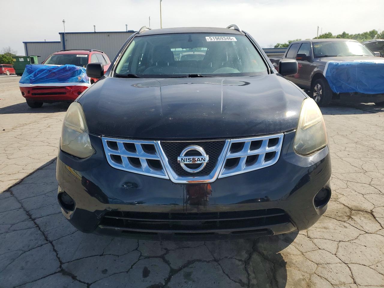 2014 Nissan Rogue Select S Black vin: JN8AS5MTXEW604454