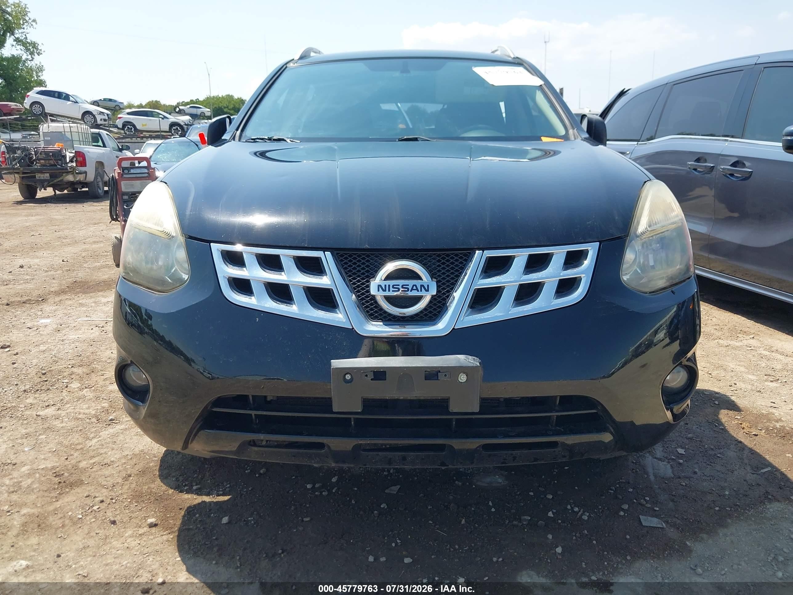 2014 Nissan Rogue Select S Black vin: JN8AS5MTXEW619567