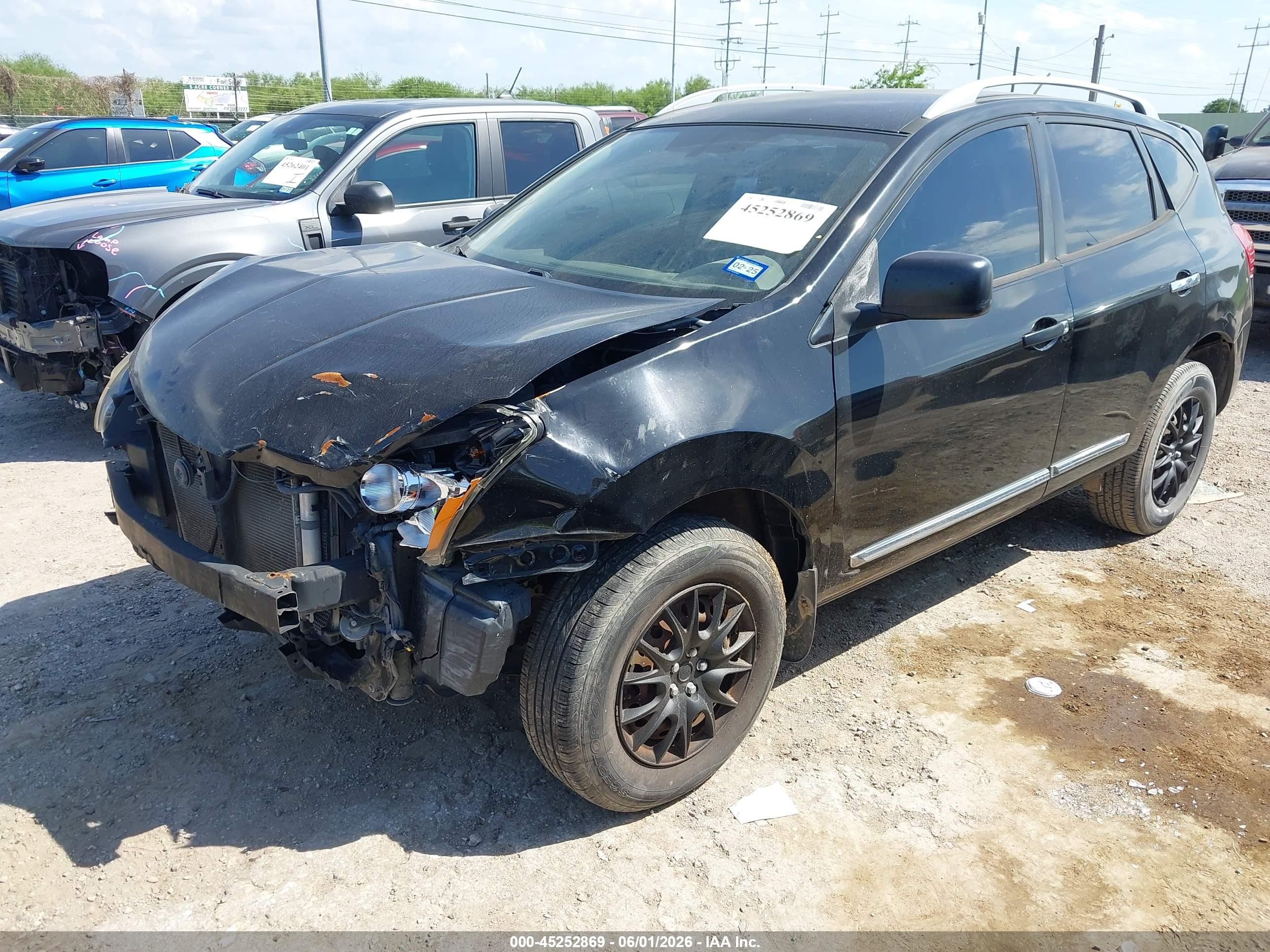 2015 Nissan Rogue Select S Black vin: JN8AS5MTXFW161868