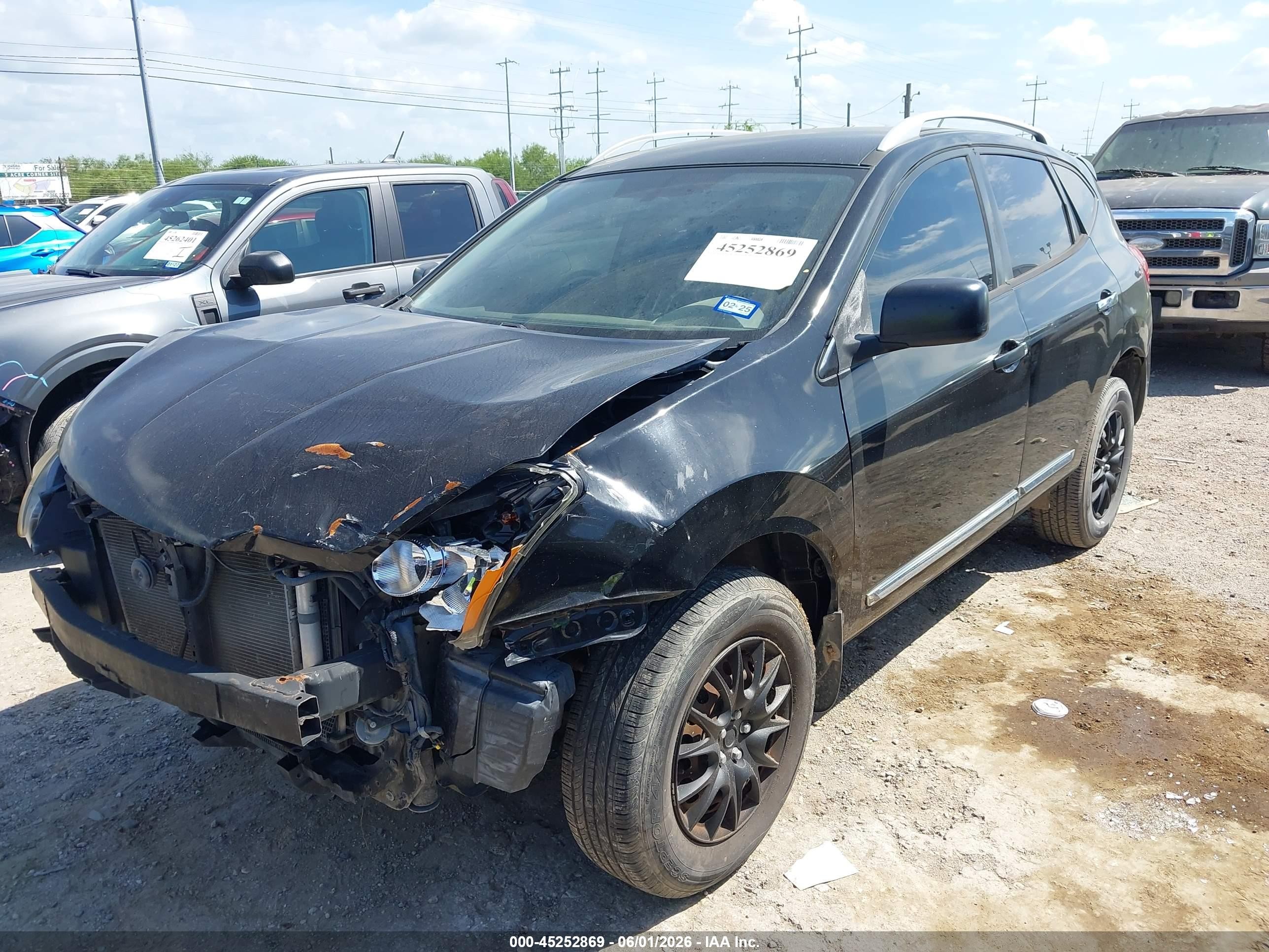 2015 Nissan Rogue Select S Black vin: JN8AS5MTXFW161868