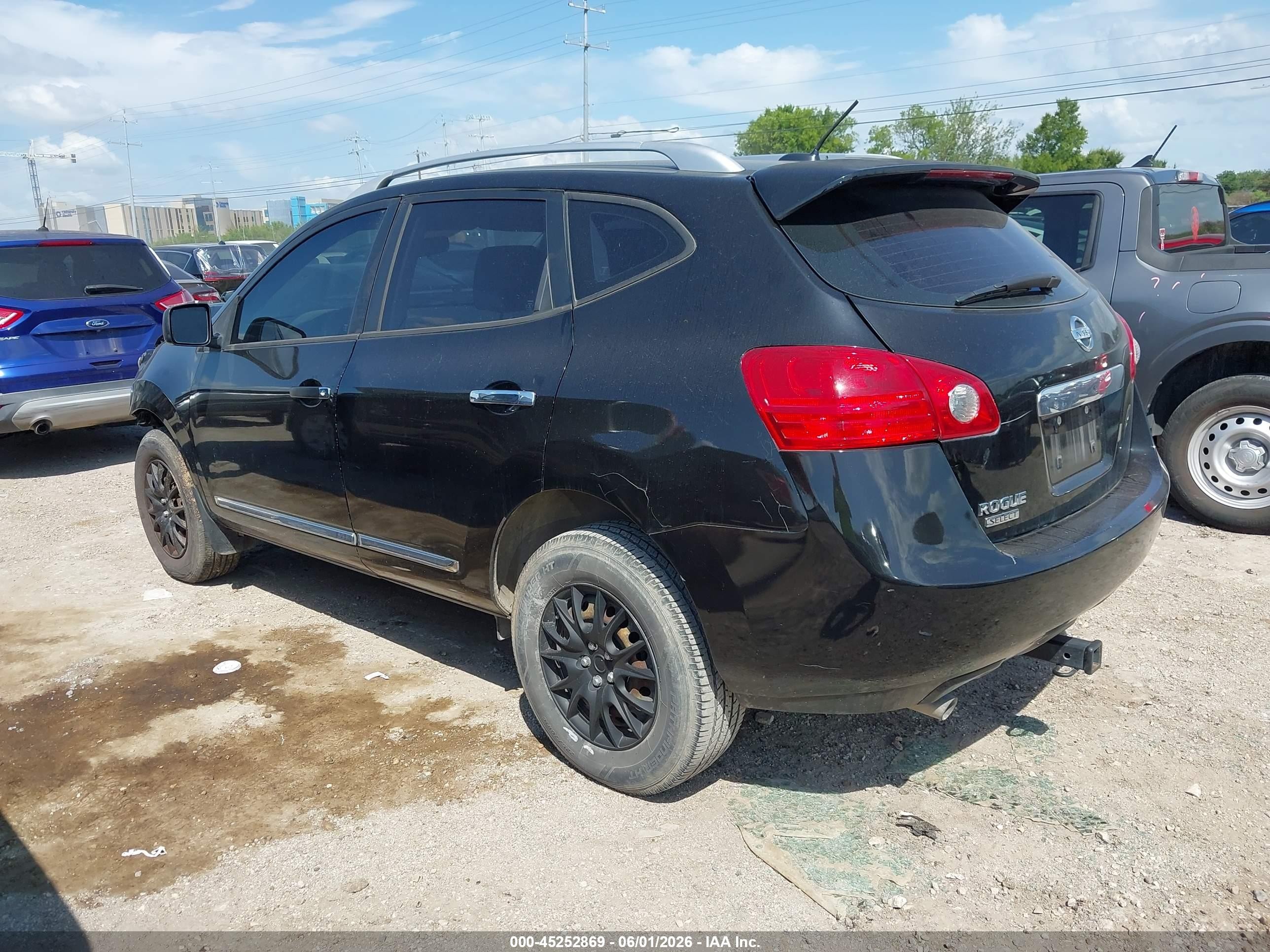 2015 Nissan Rogue Select S Black vin: JN8AS5MTXFW161868