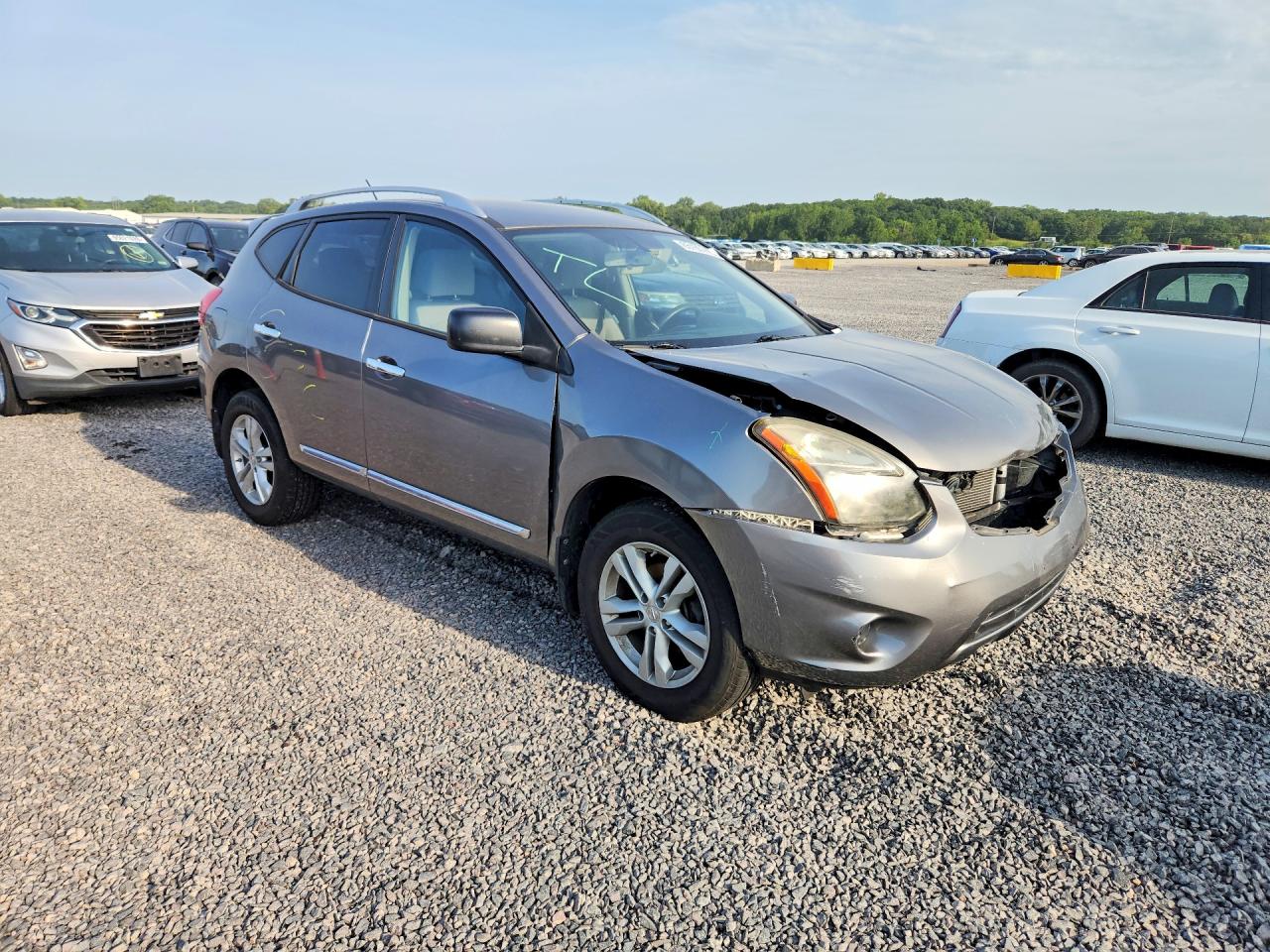 2015 Nissan Rogue Select S Tan vin: JN8AS5MTXFW650464