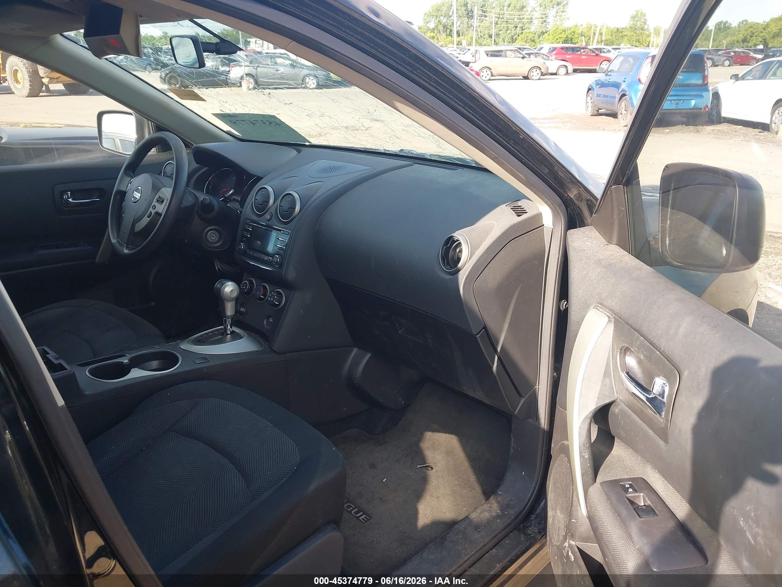 2015 Nissan Rogue Select S Black vin: JN8AS5MTXFW651517