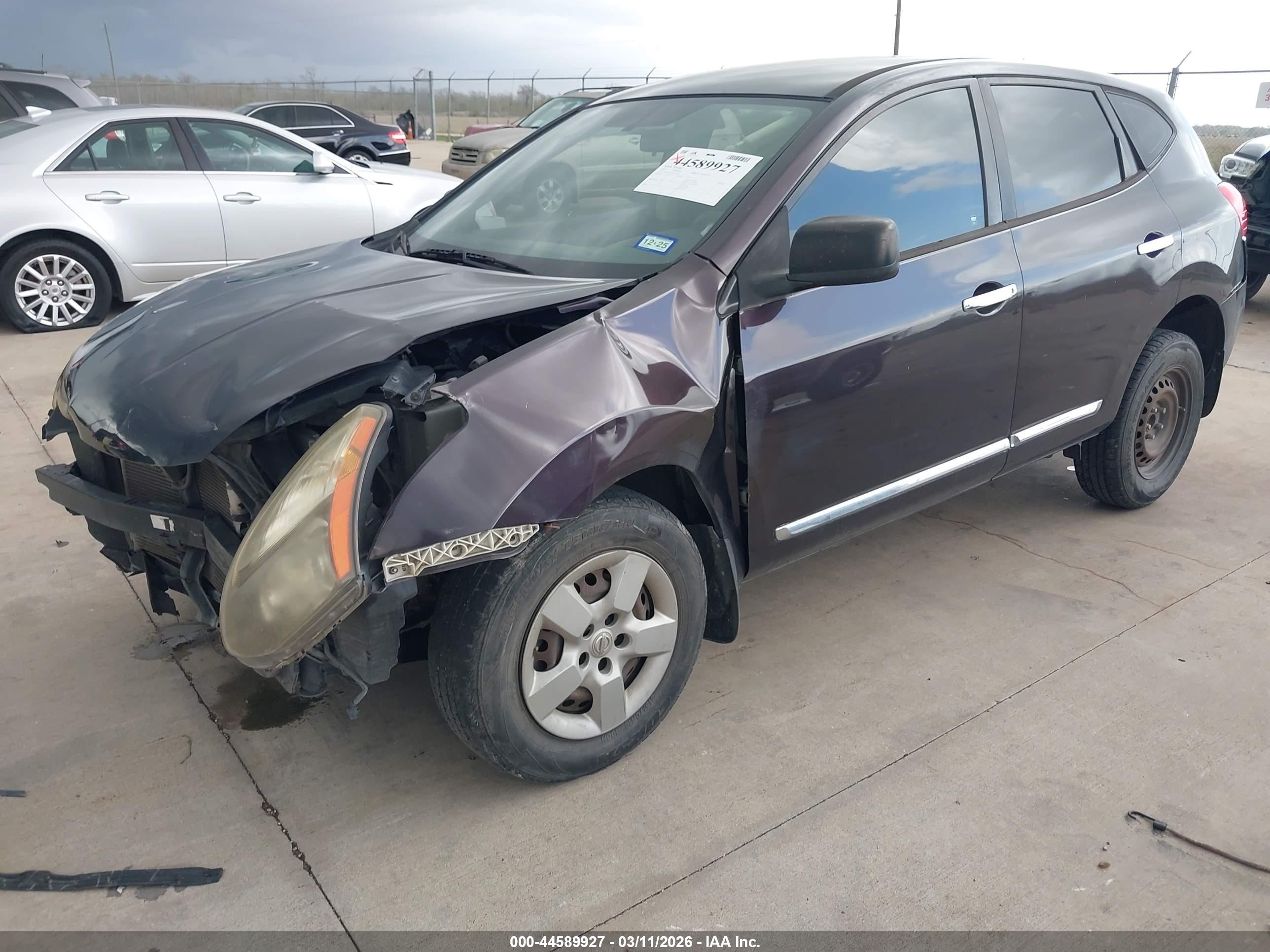 2015 Nissan Rogue Select S Purple vin: JN8AS5MTXFW665224