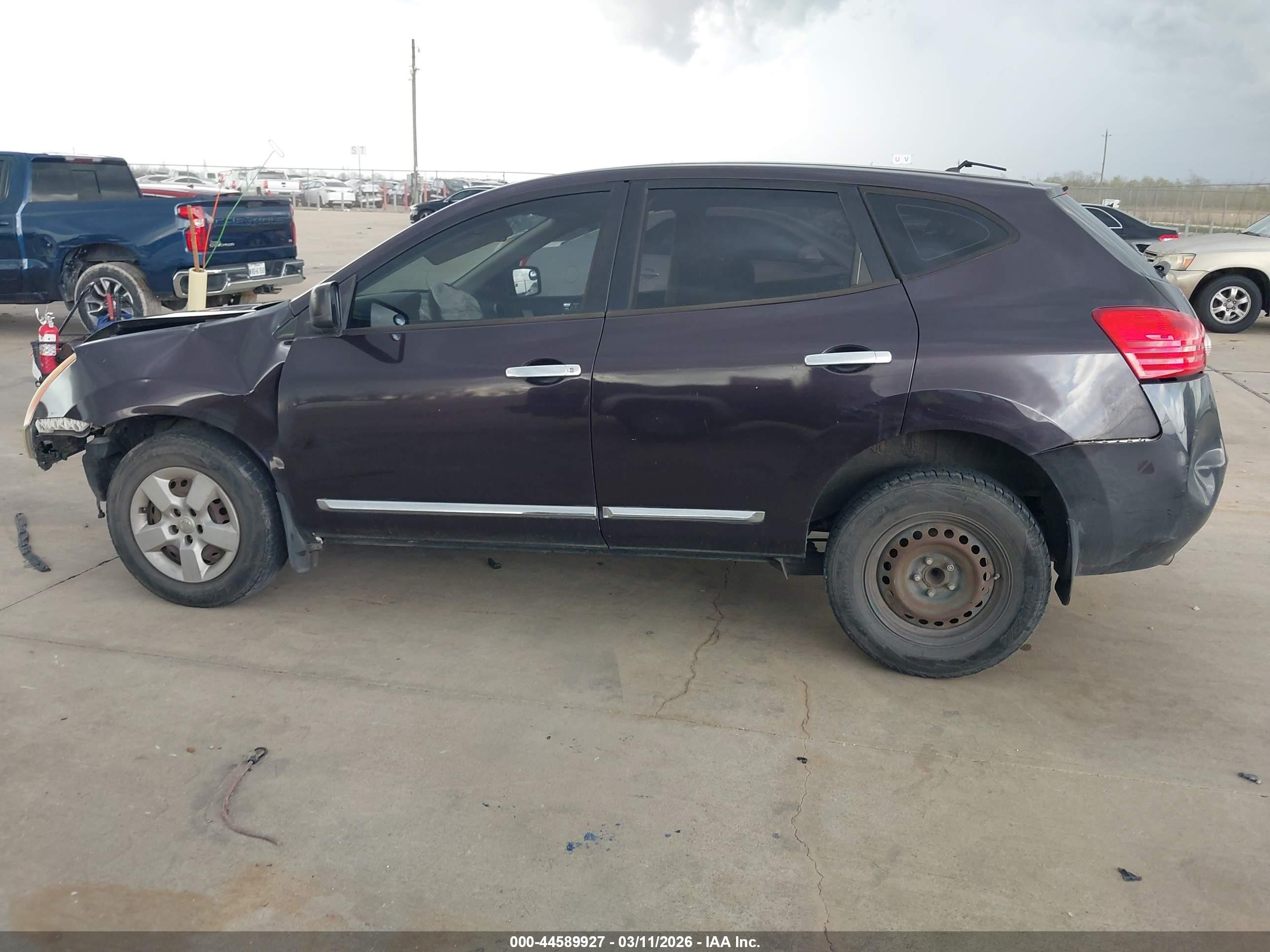 2015 Nissan Rogue Select S Purple vin: JN8AS5MTXFW665224