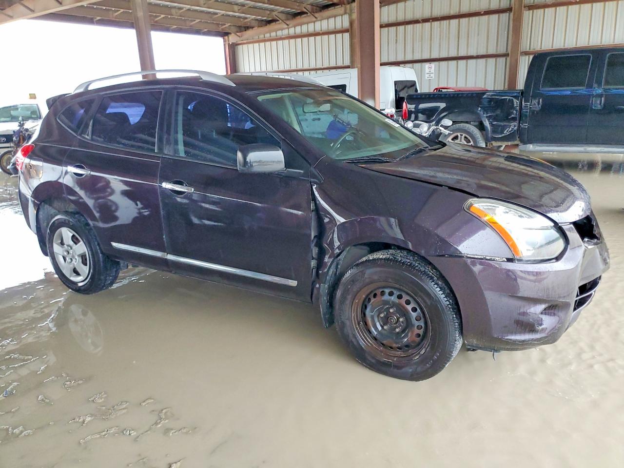 2015 Nissan Rogue Select S Burgundy vin: JN8AS5MTXFW674022