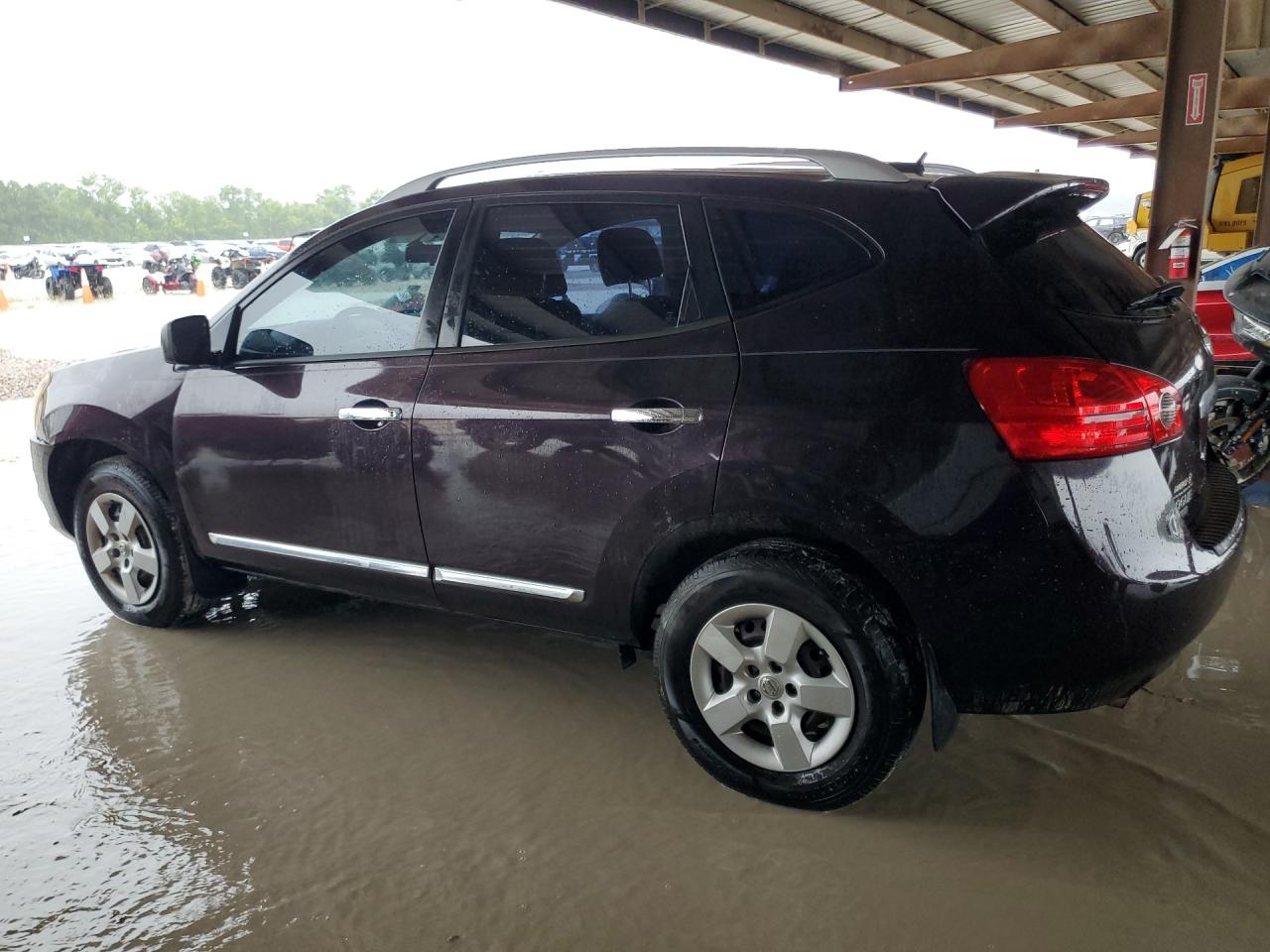 2015 Nissan Rogue Select S Burgundy vin: JN8AS5MTXFW674022