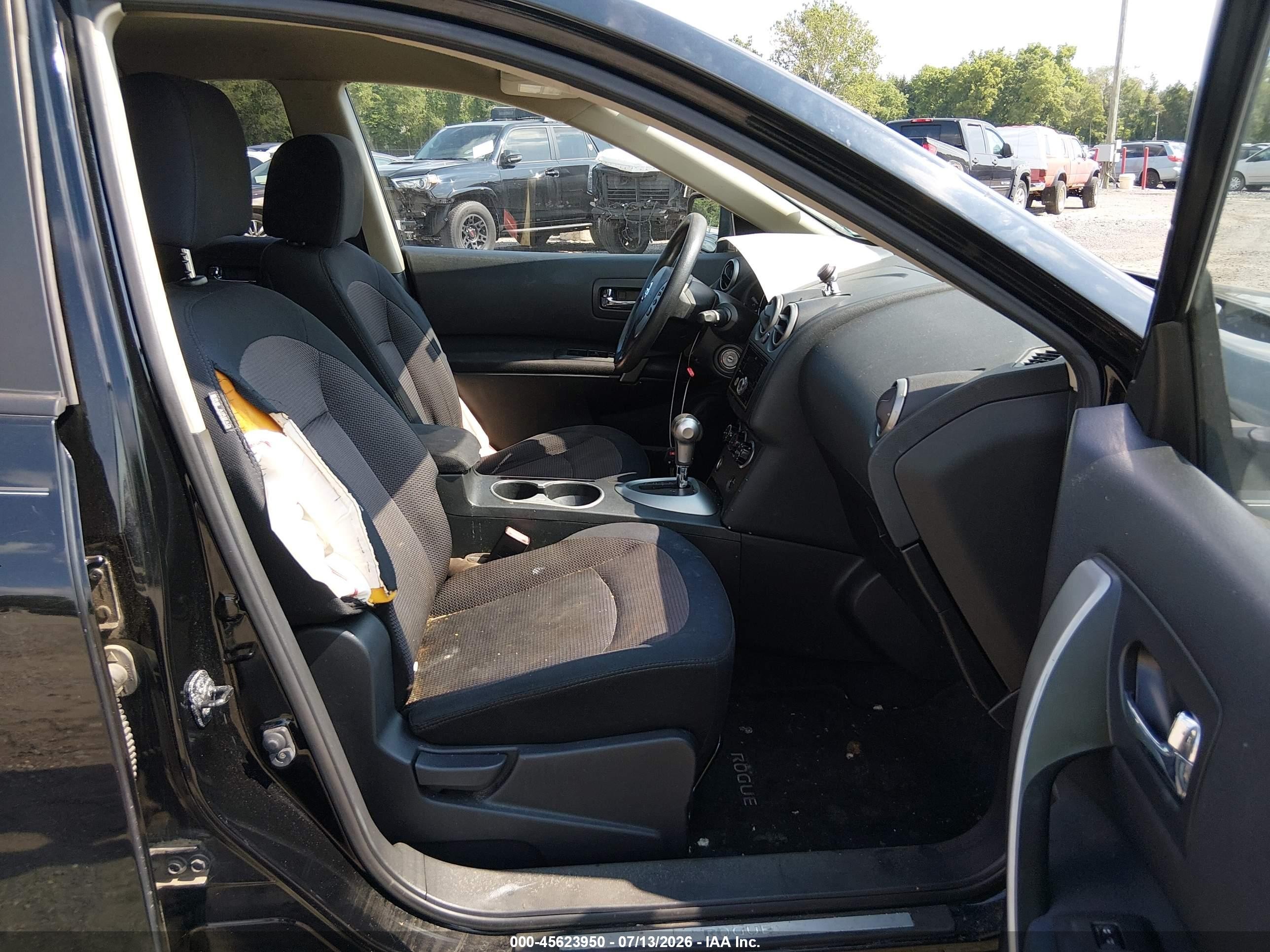 2010 Nissan Rogue Sl Black vin: JN8AS5MV0AW100443